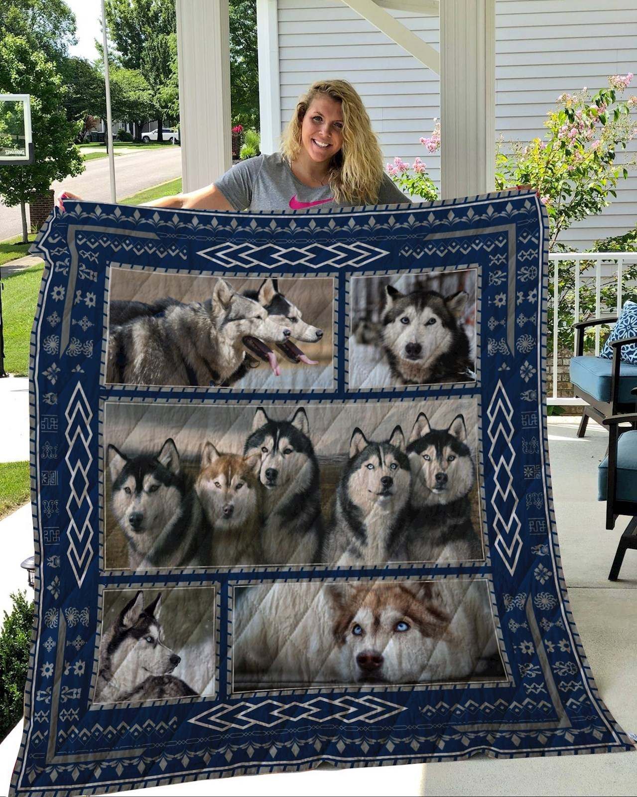 Siberian Husky Quilt Blanket DHC2911201VT