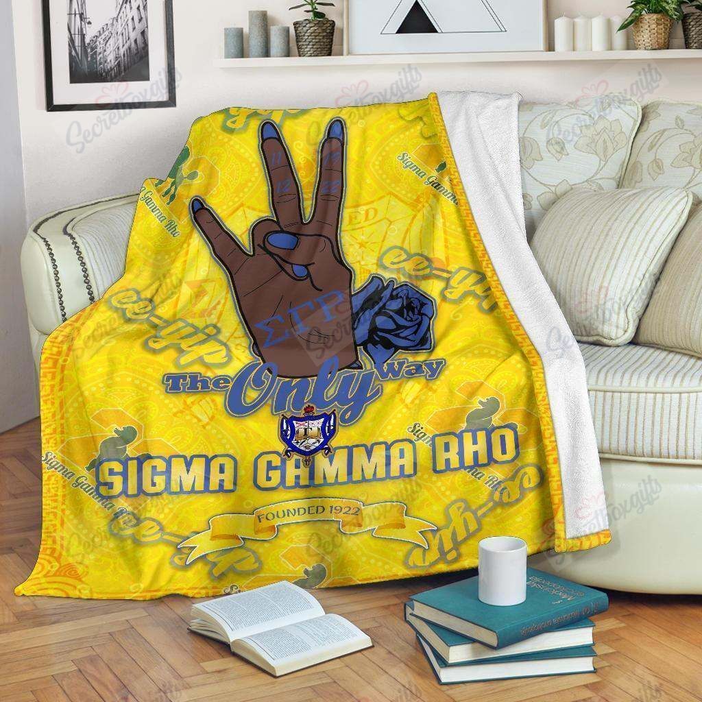 Sigma Gamma Rho Fleece Blanket