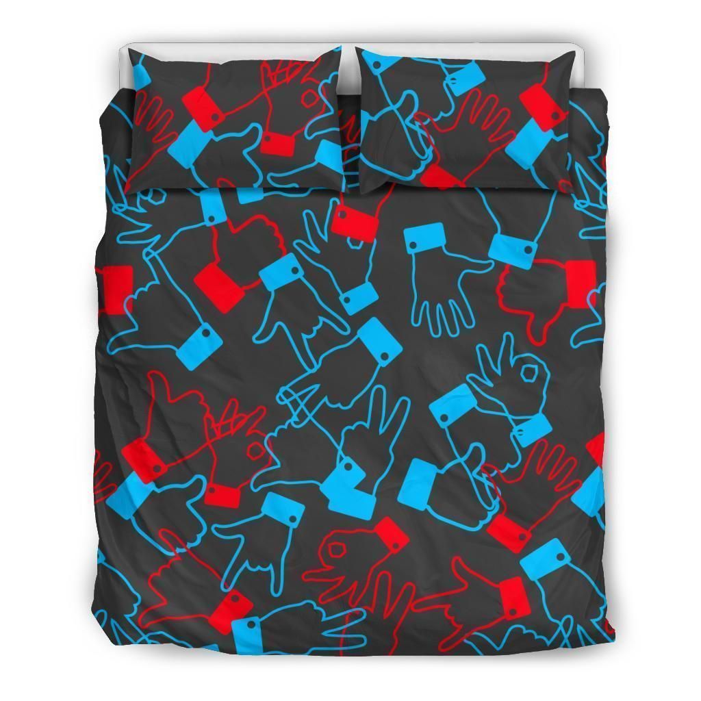 Sign Language Cool Design Comfortable Bedding Set