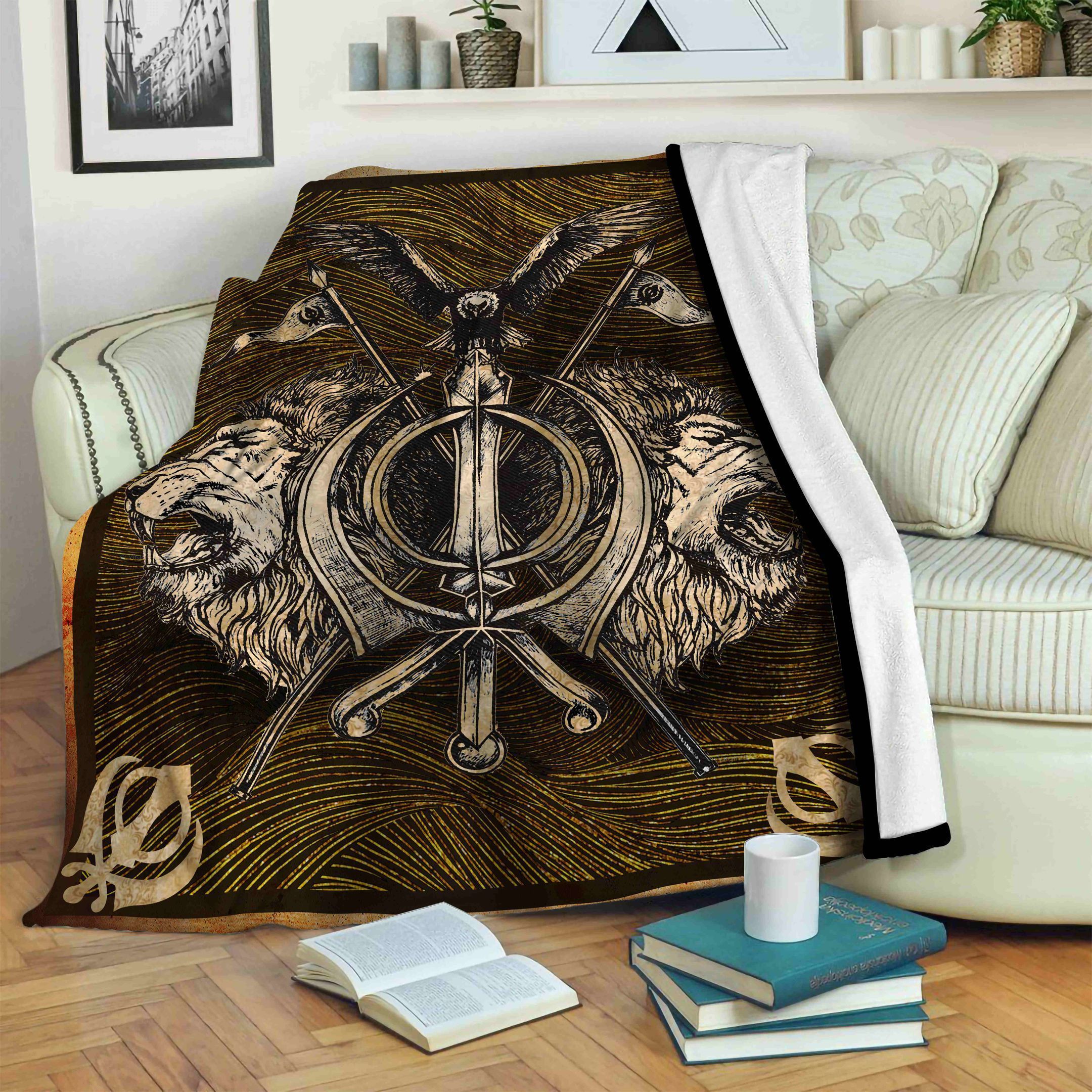Sikhism Fleece Blanket