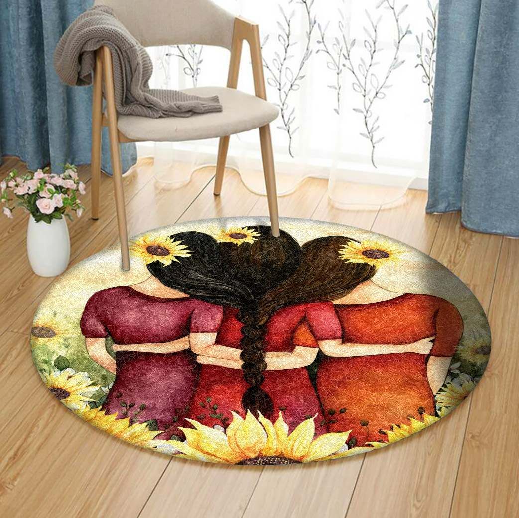 Sisters Round Carpet