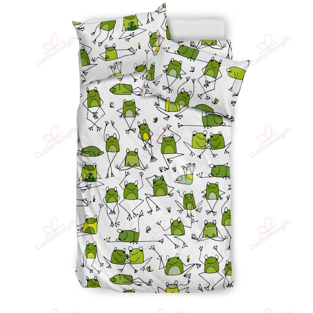 Sketch Funny Frog Bedding Set