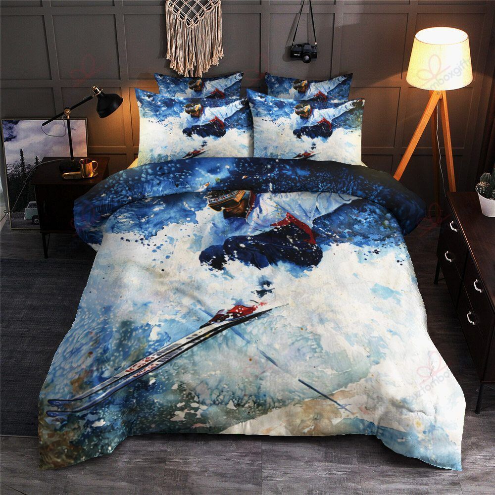 Skiing Bedding Set
