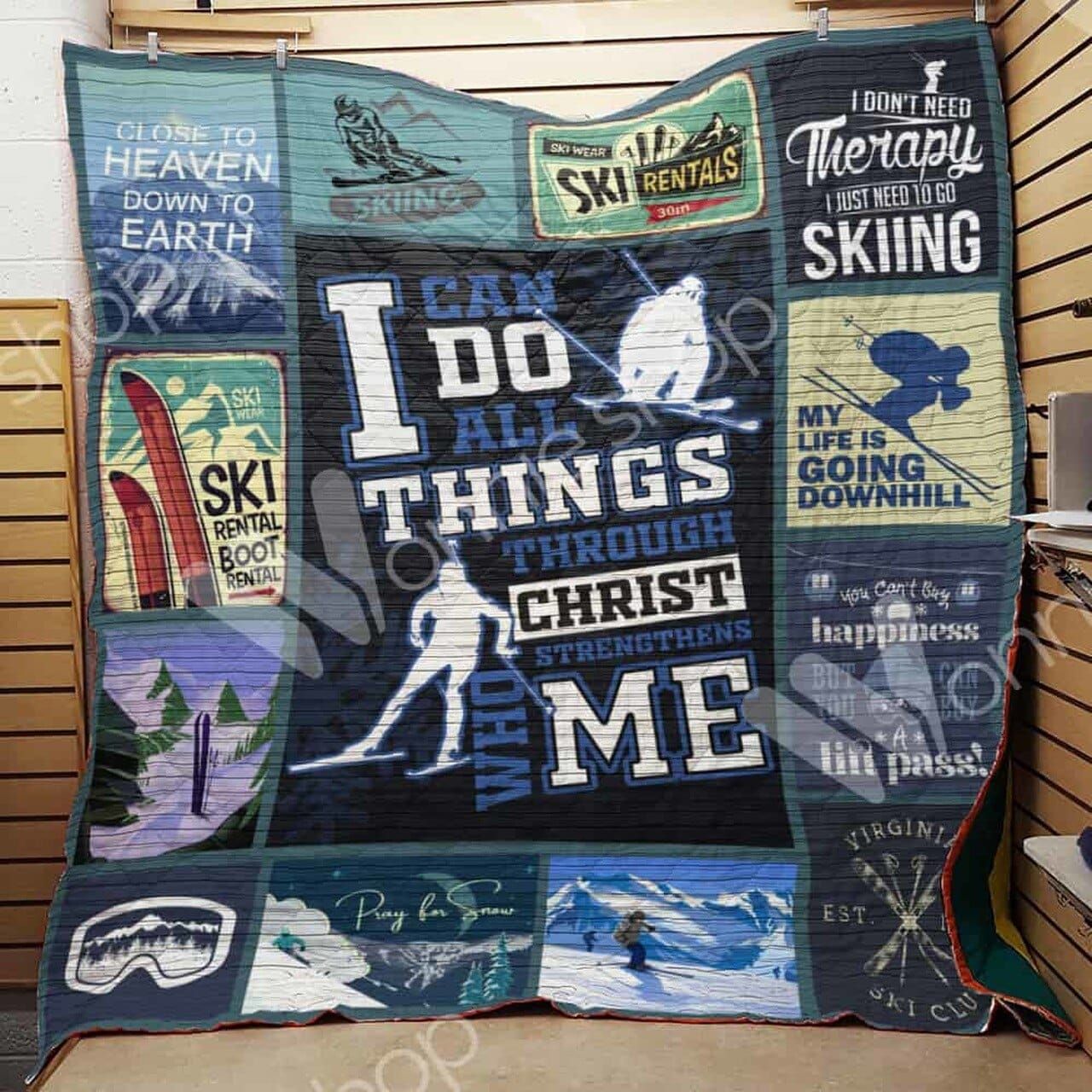 Skiing Quilt Blanket DHC1312210VT