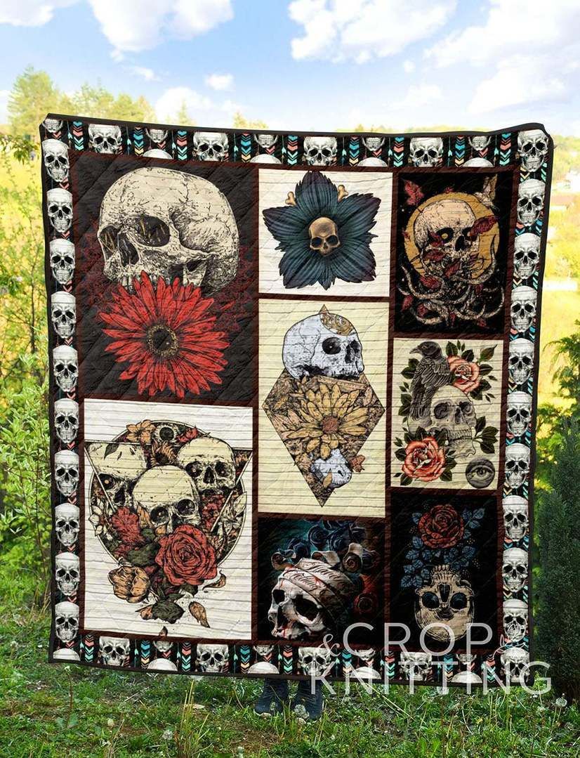 Skull 120701NG TBG Quilt Blanket