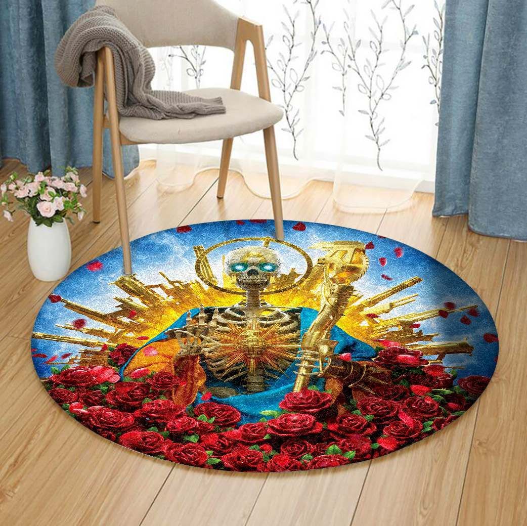 Skull Round Carpet