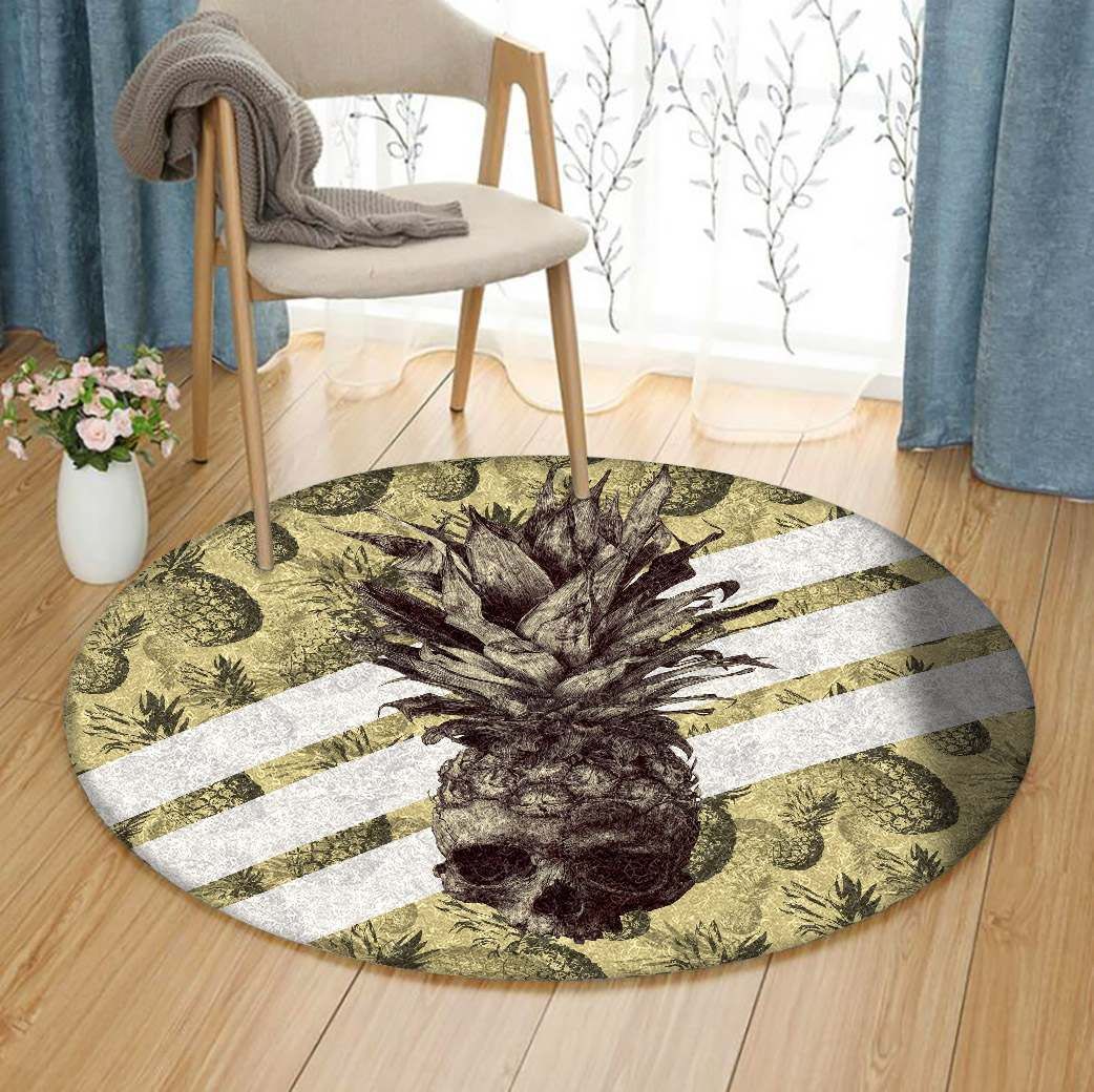 Skull Round Carpet