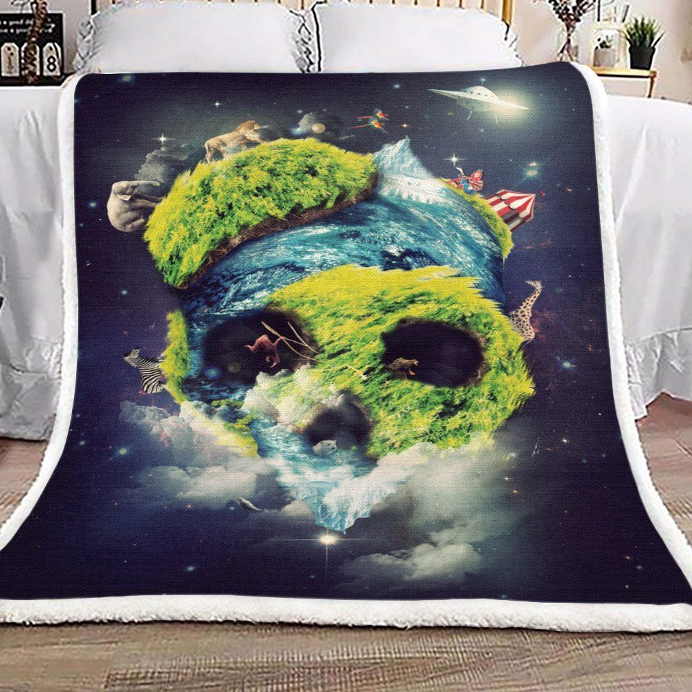 Skull Sherpa Fleece