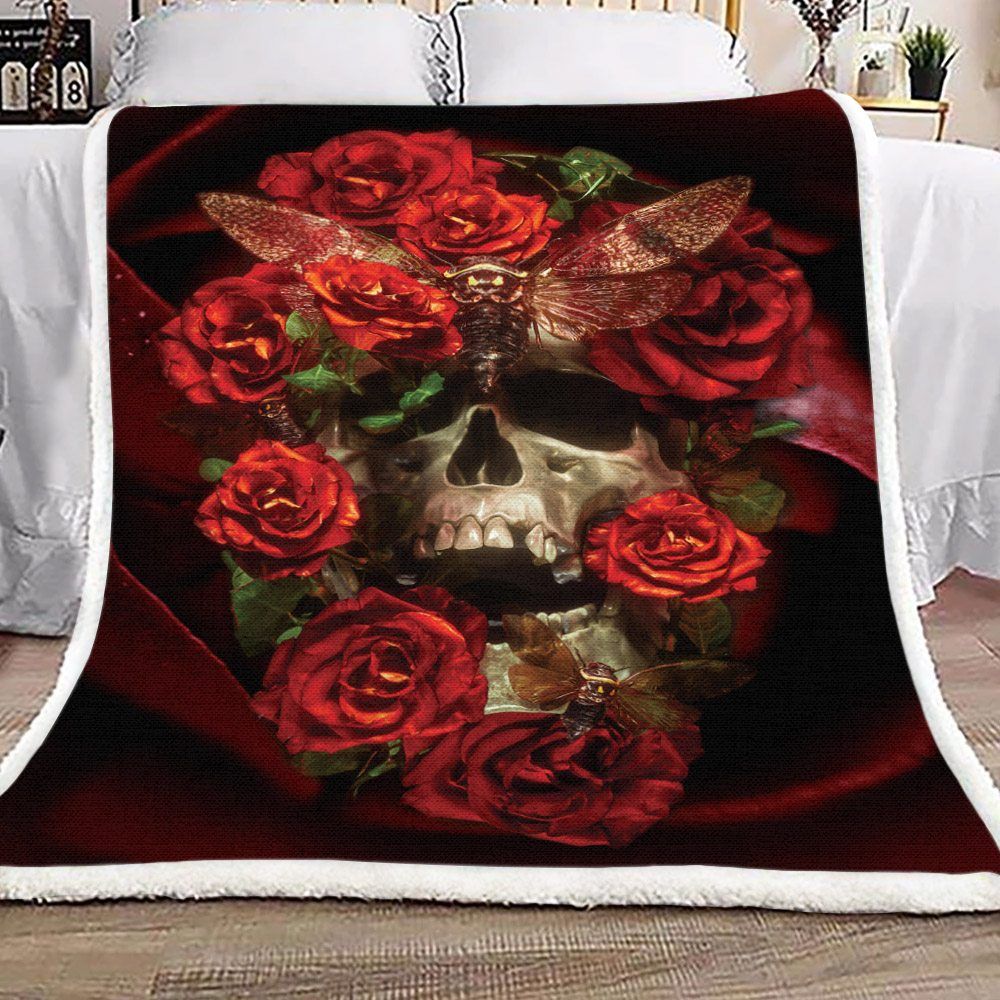 Skull Sherpa Fleece