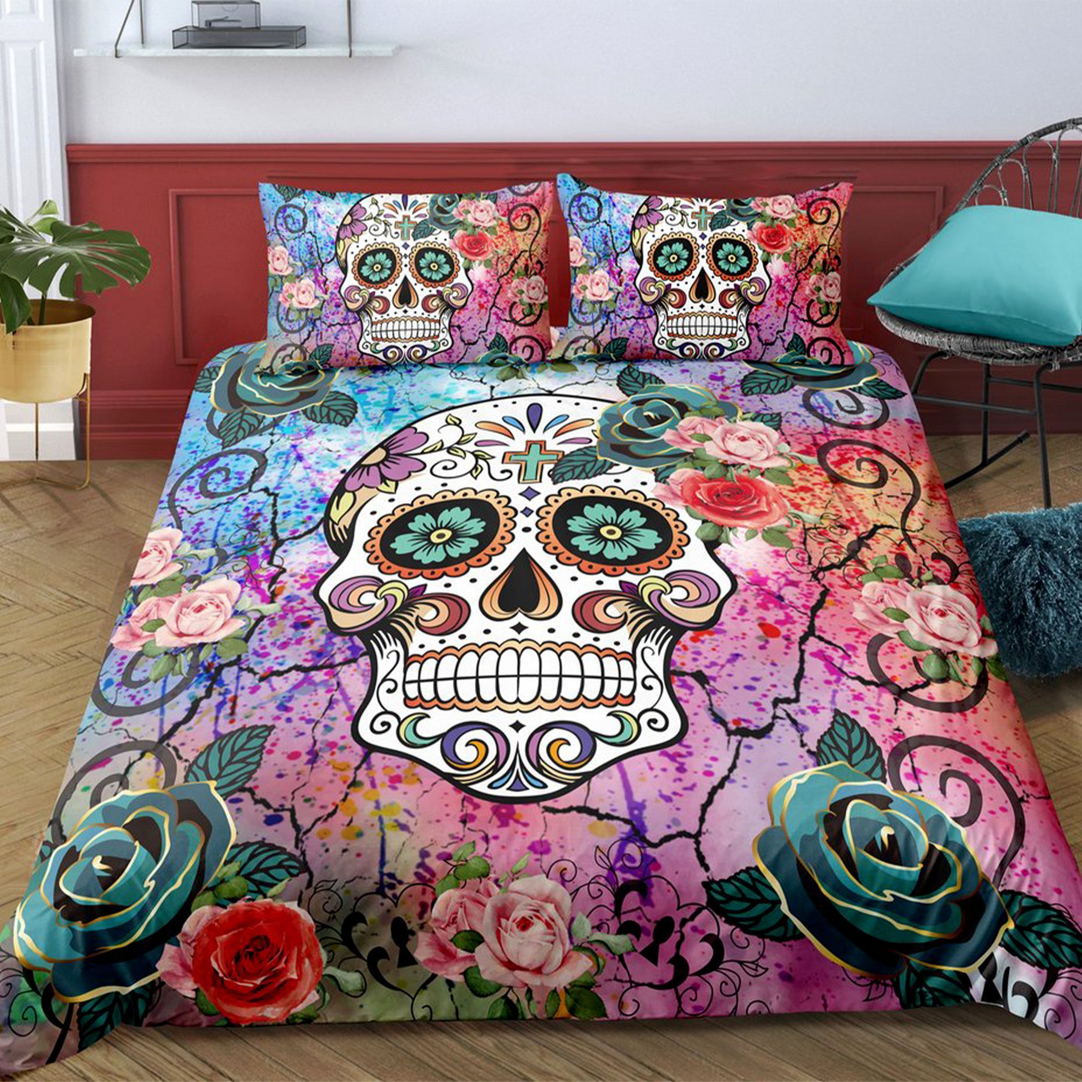 Skull Bedding Set