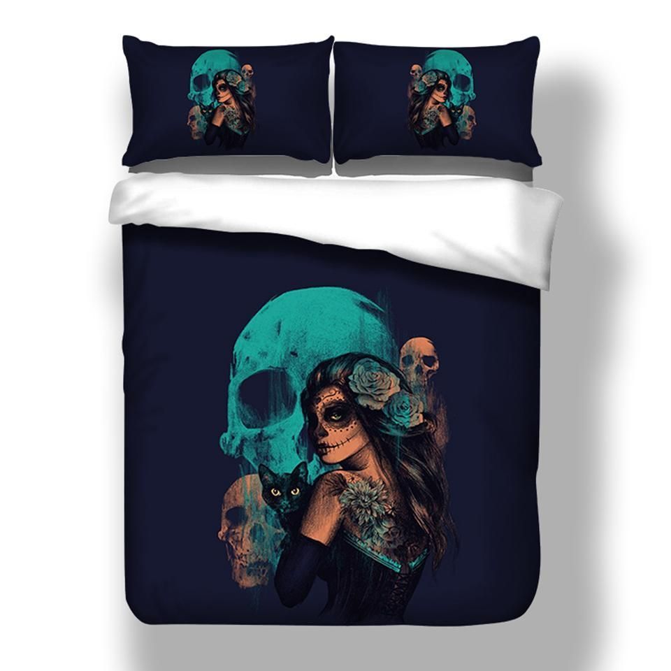 Skull And Beaut Bedding Set