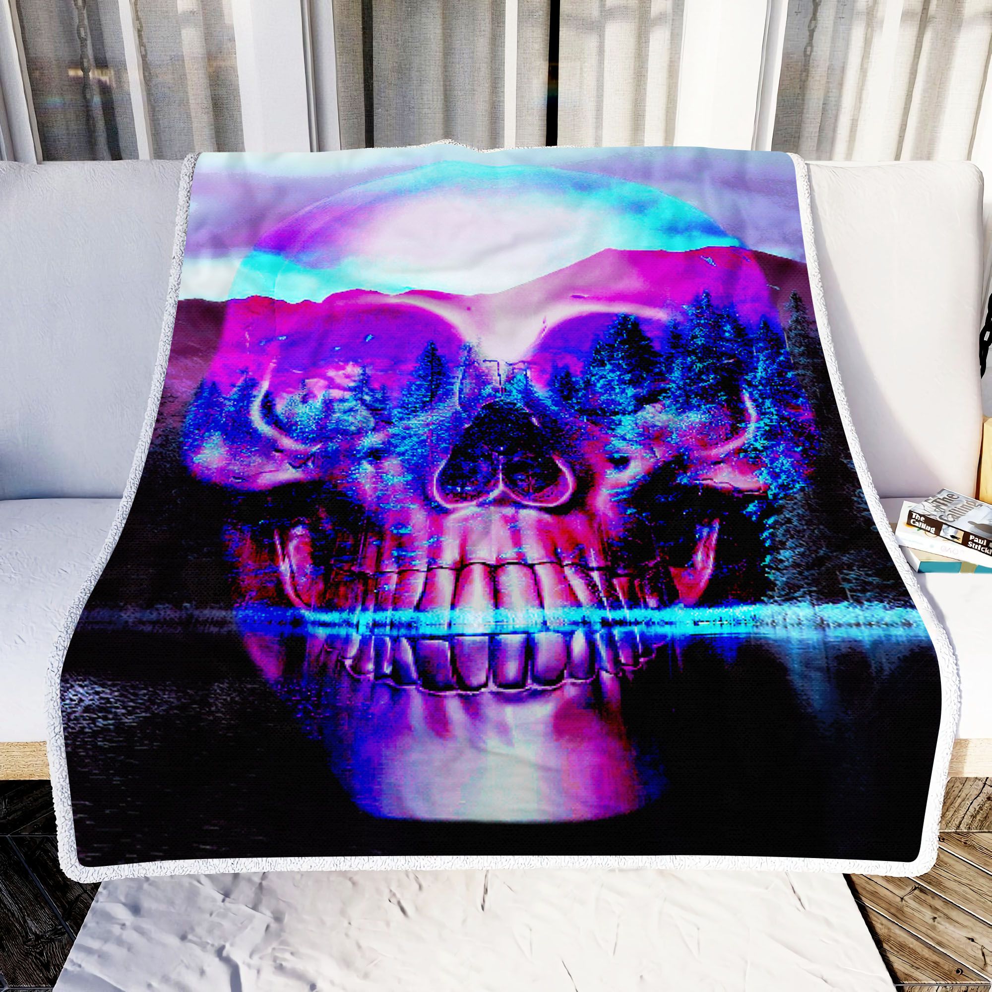 Skull Art Fleece Blanket