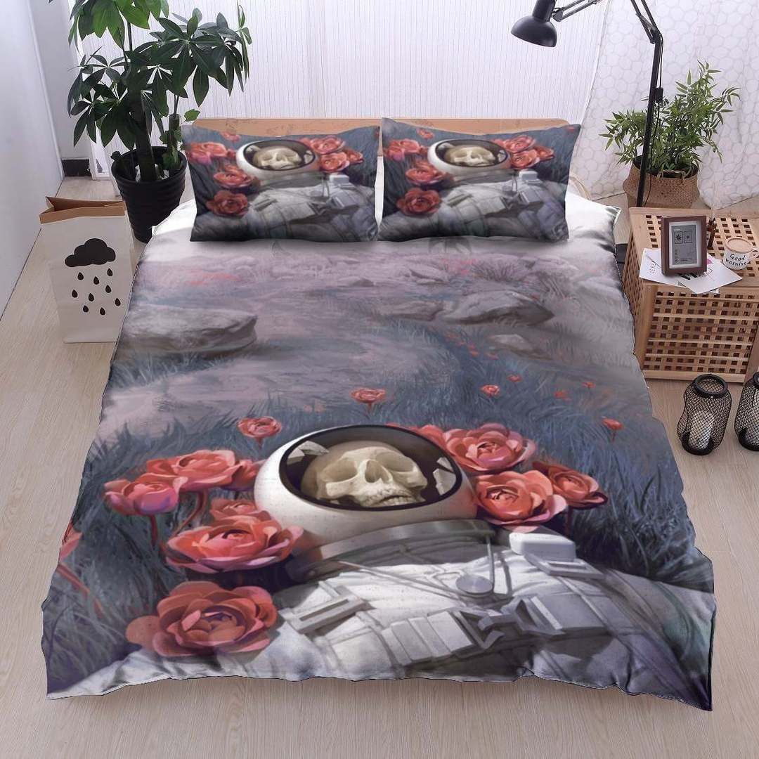 Skull Astronaut Bedding Set