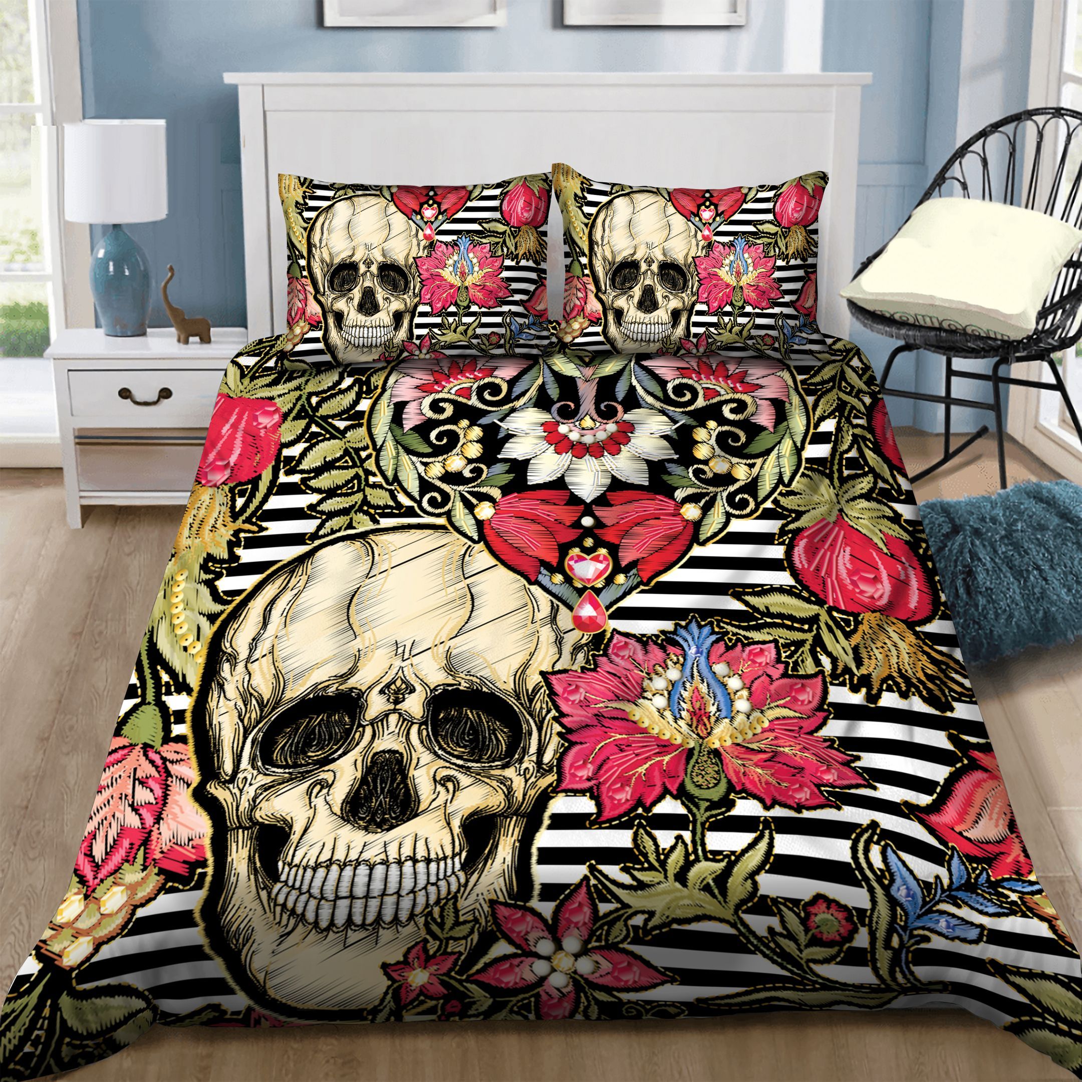 Skull  Bedding Set