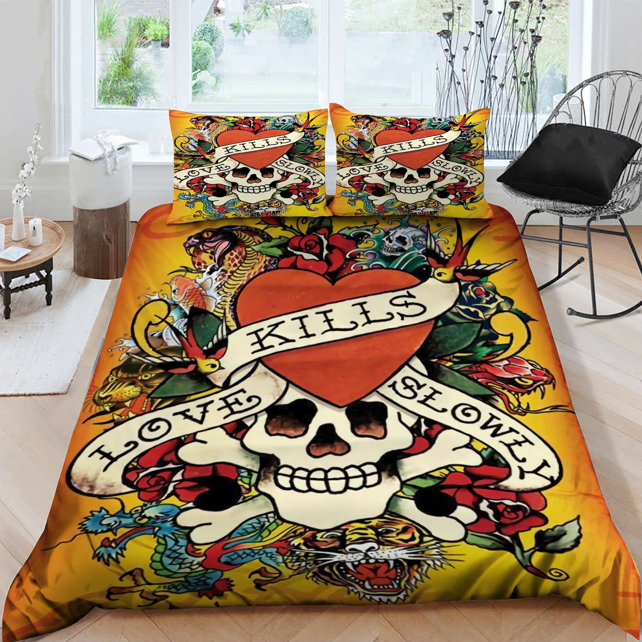 Skull Bedding Set