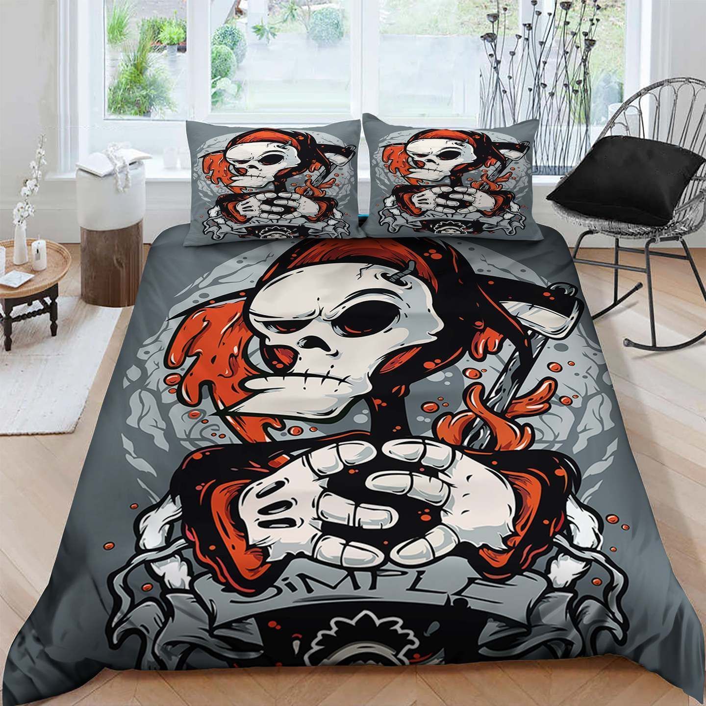 Skull Bedding Set