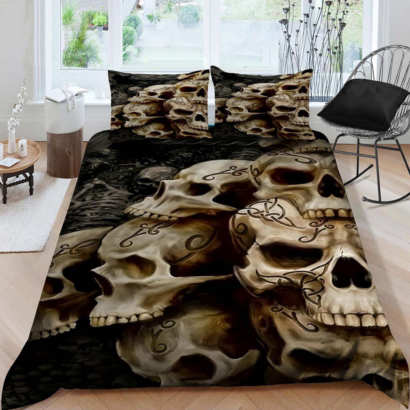 Skull Bedding Set
