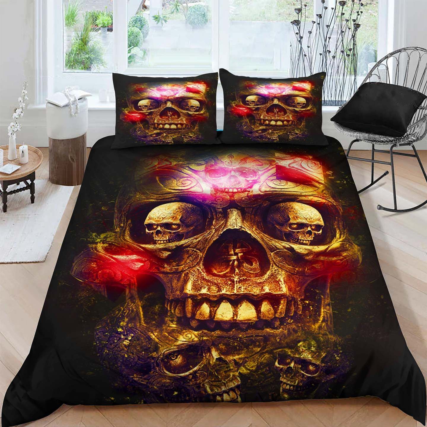 Skull Bedding Set