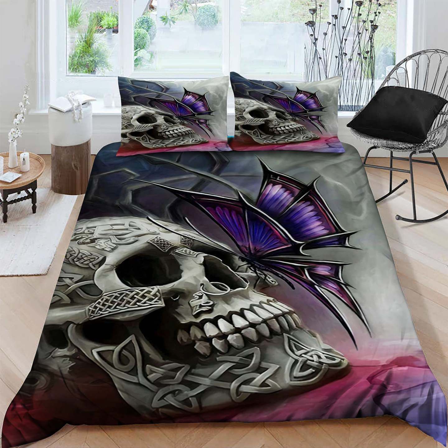 Skull Bedding Set