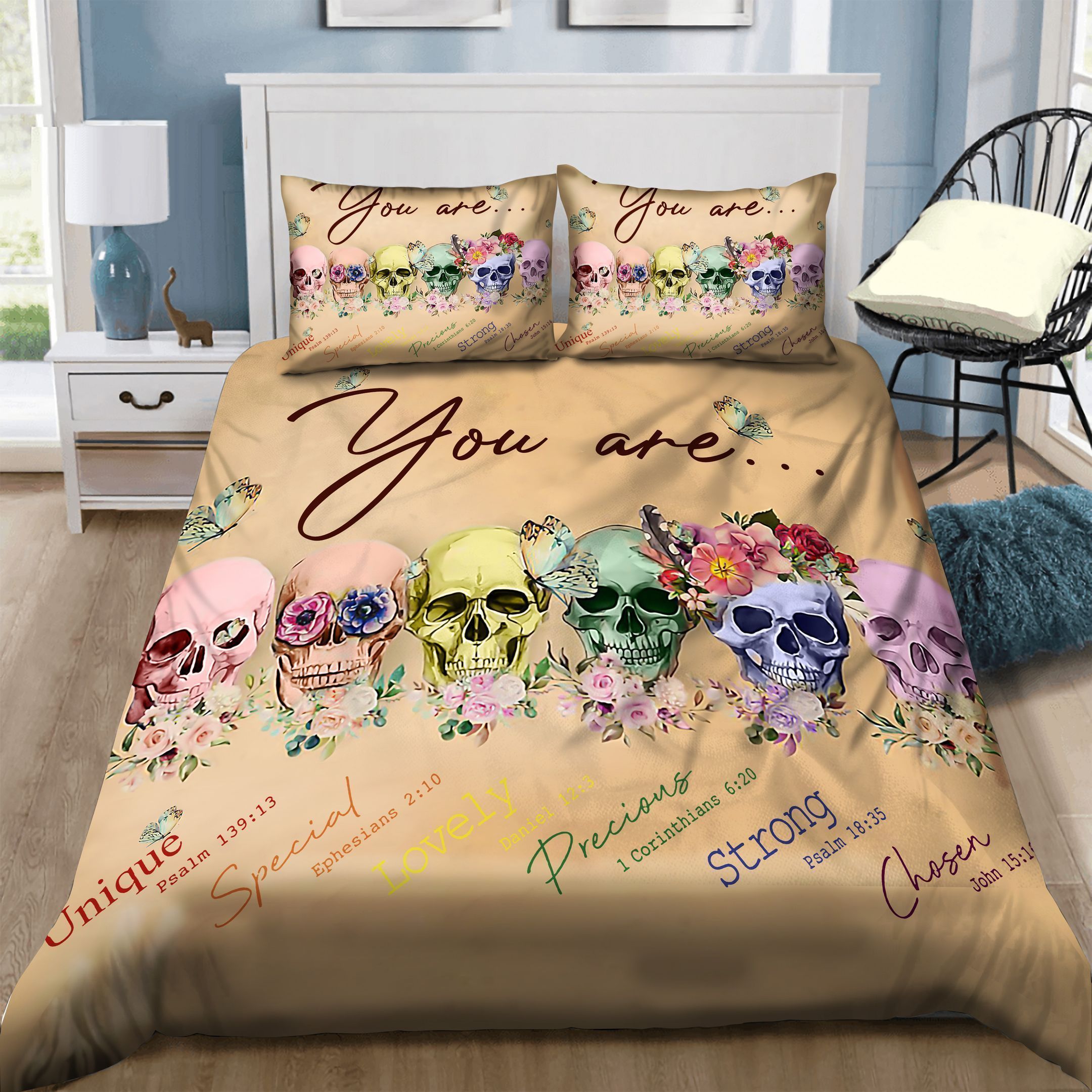 Skull Bedding Set