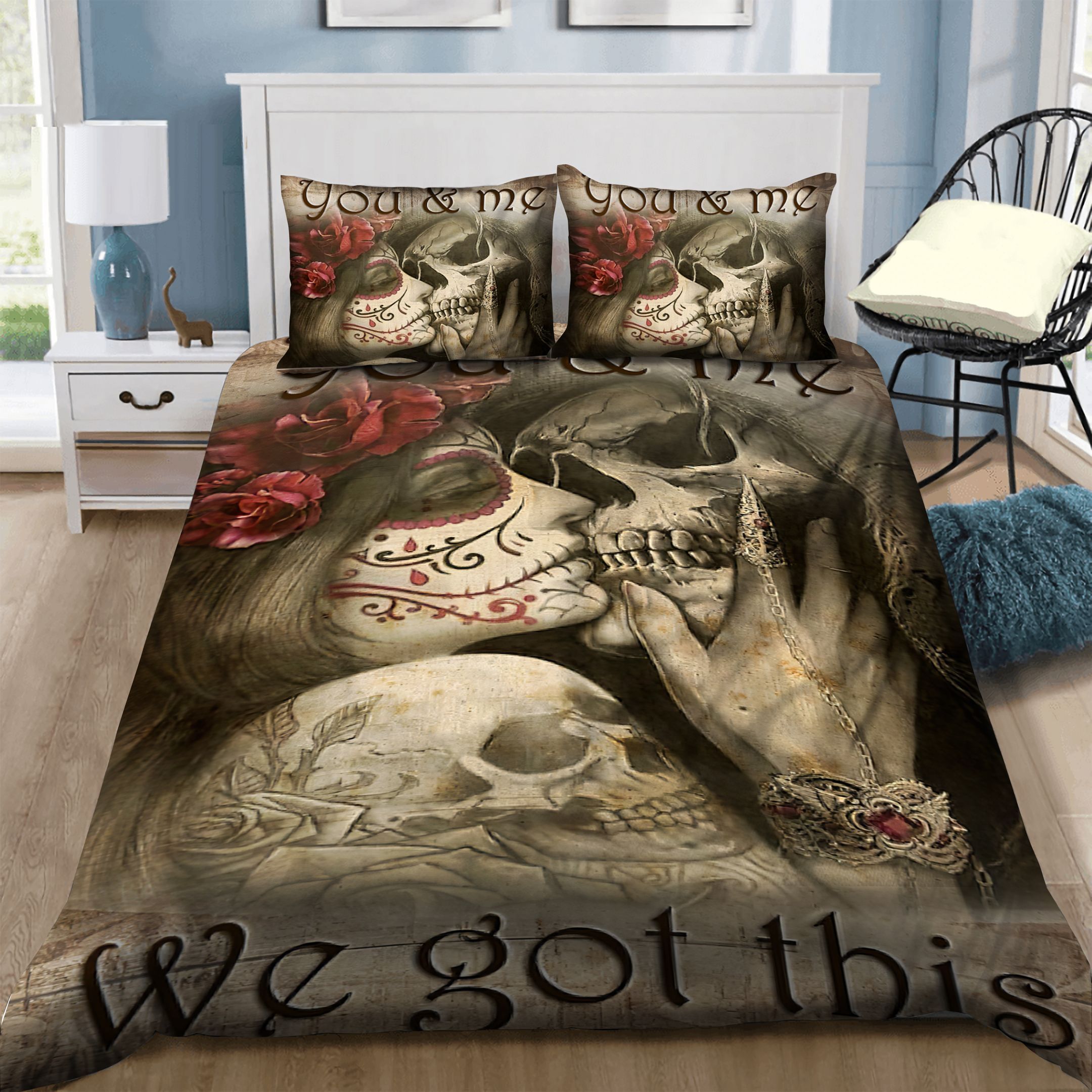 Skull Bedding Set