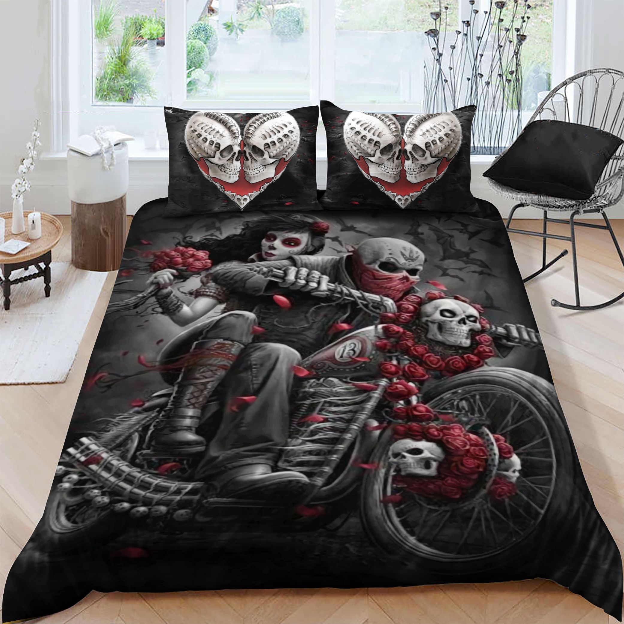 Skull Bedding Set