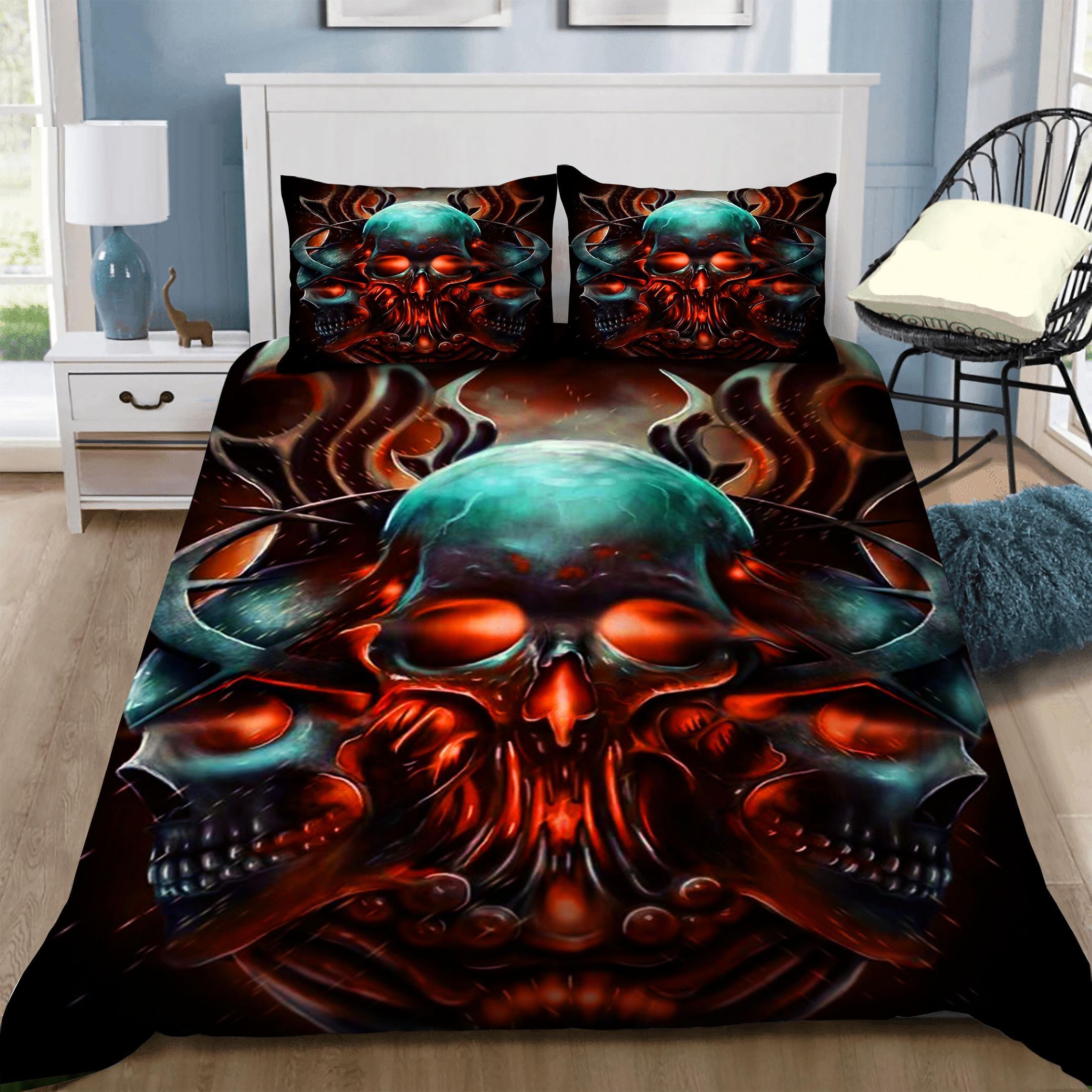 Skull Bedding Set