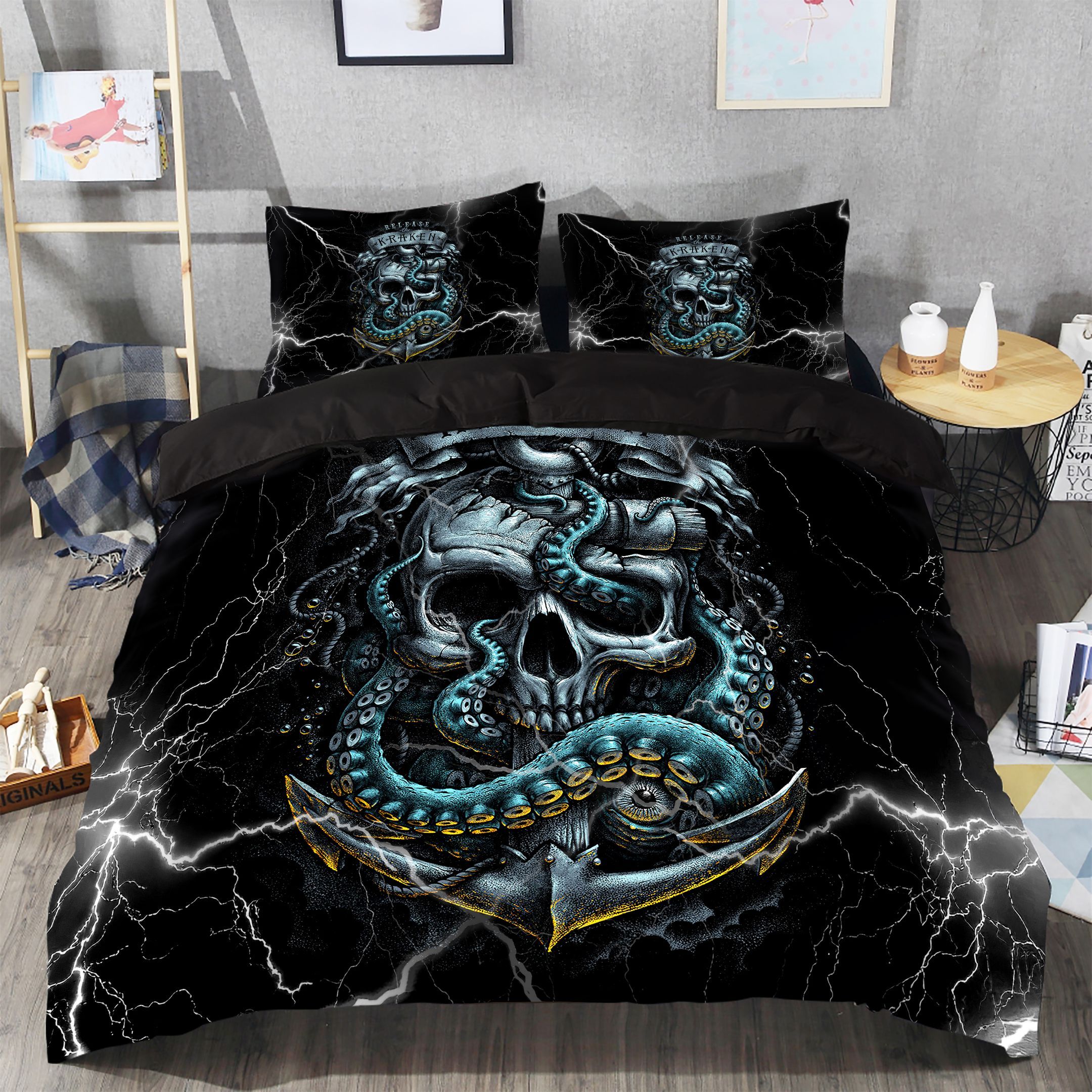 Skull Bedding Set