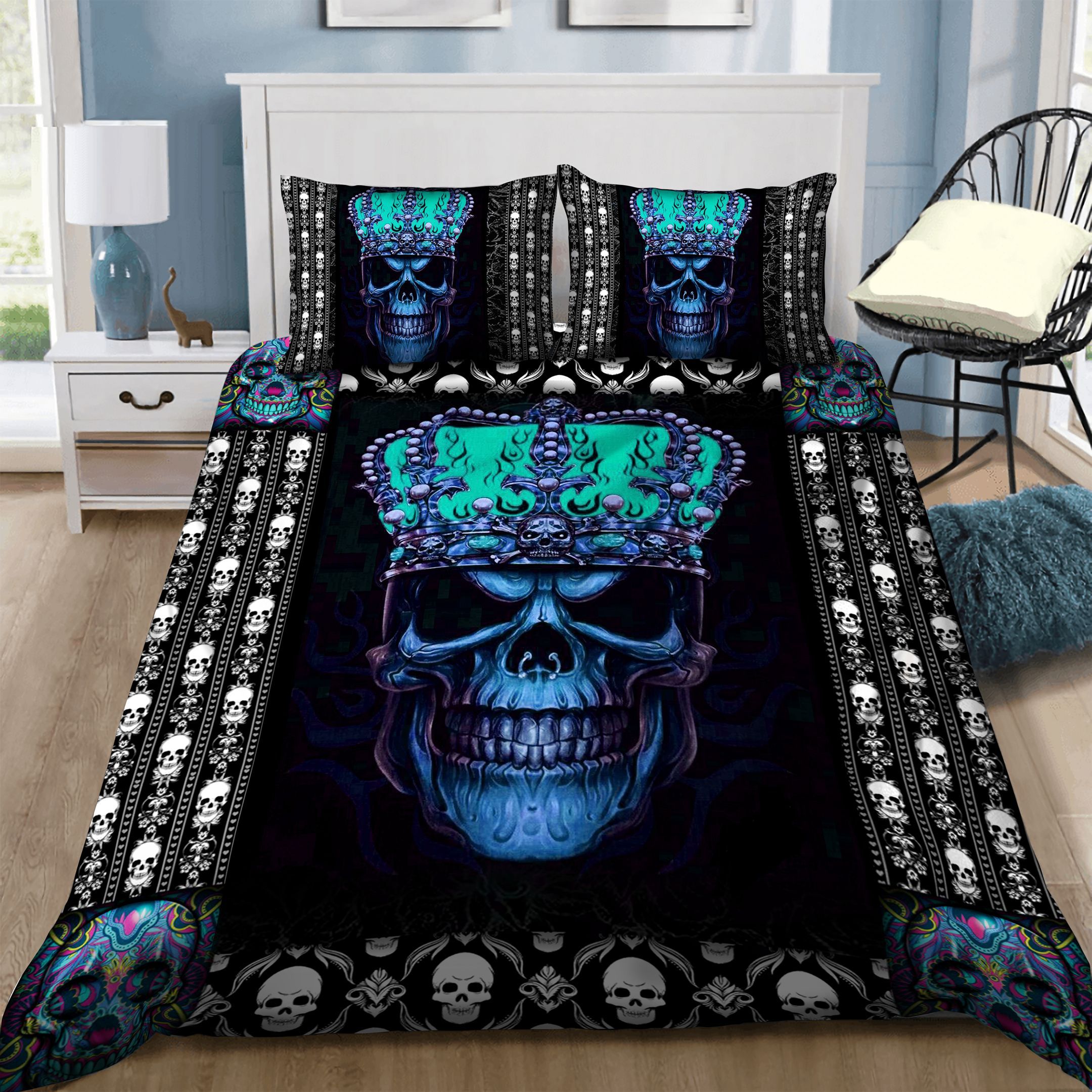 Skull Bedding Set