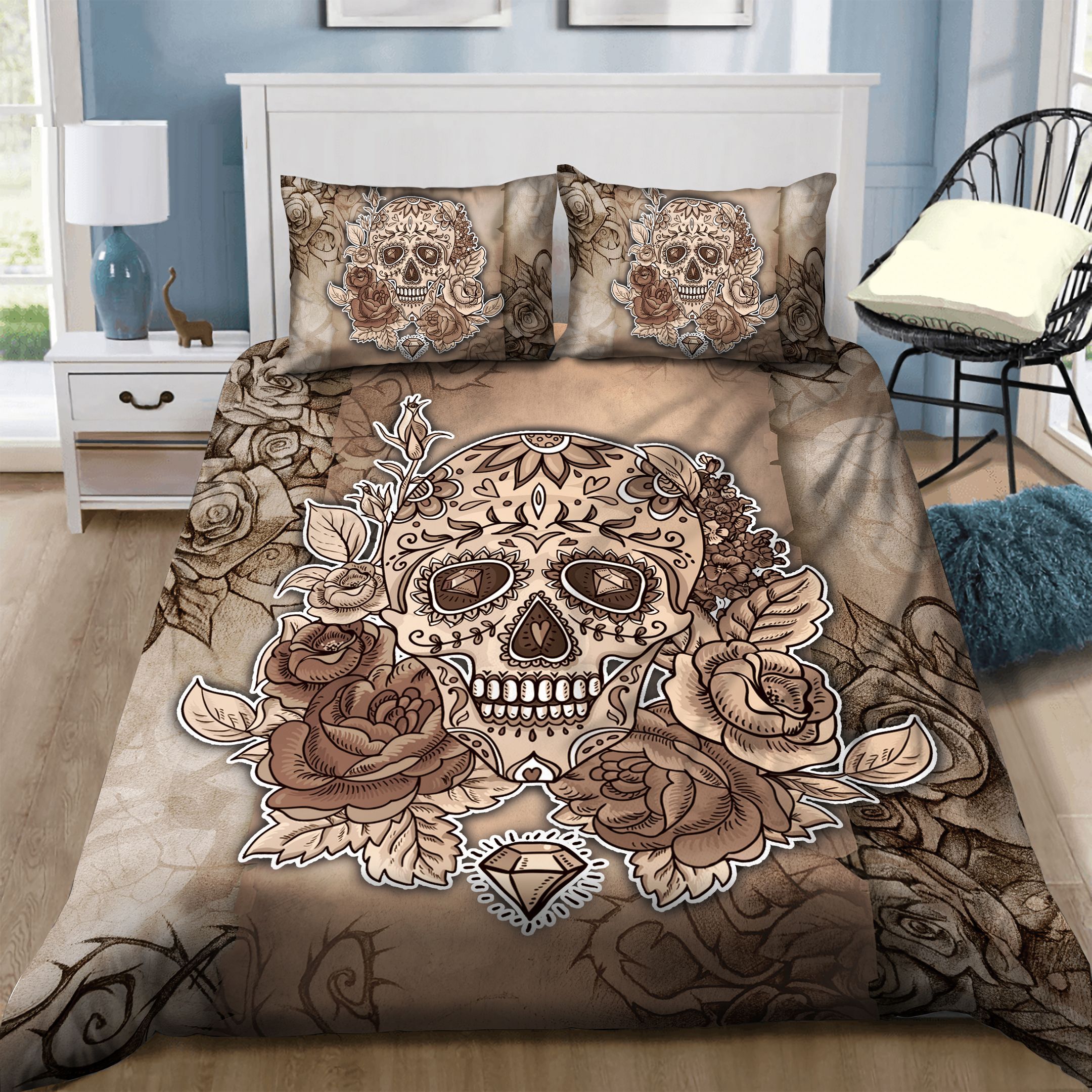 Skull Bedding Set