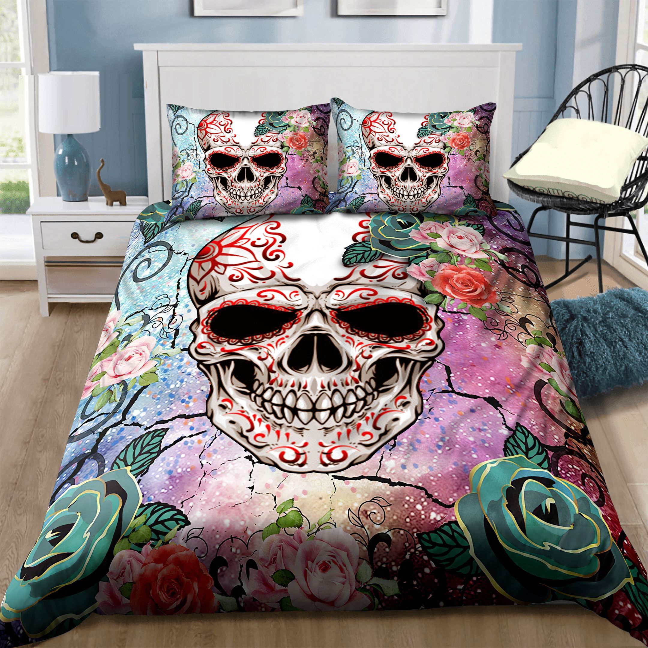 Skull Bedding Set