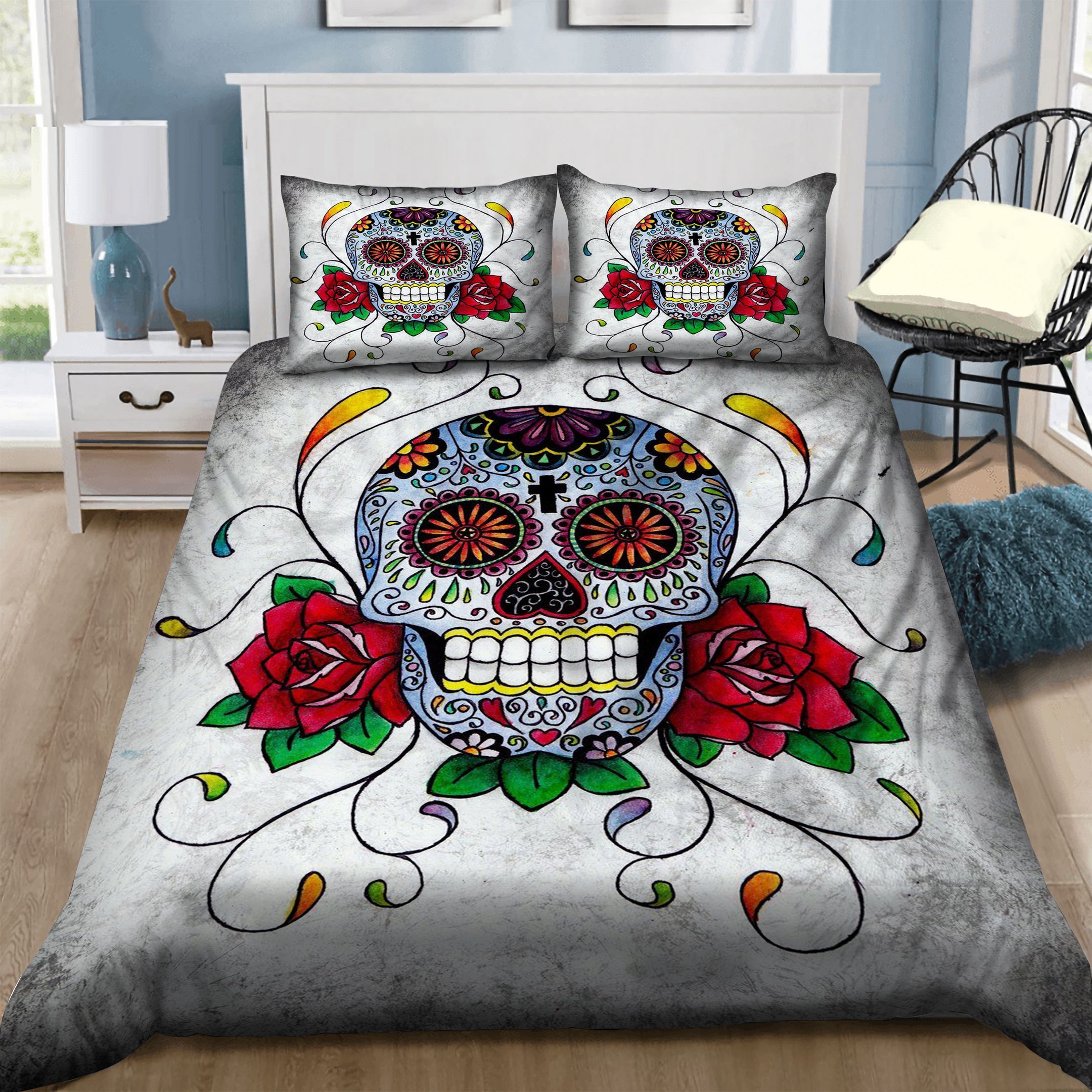 Skull Bedding Set