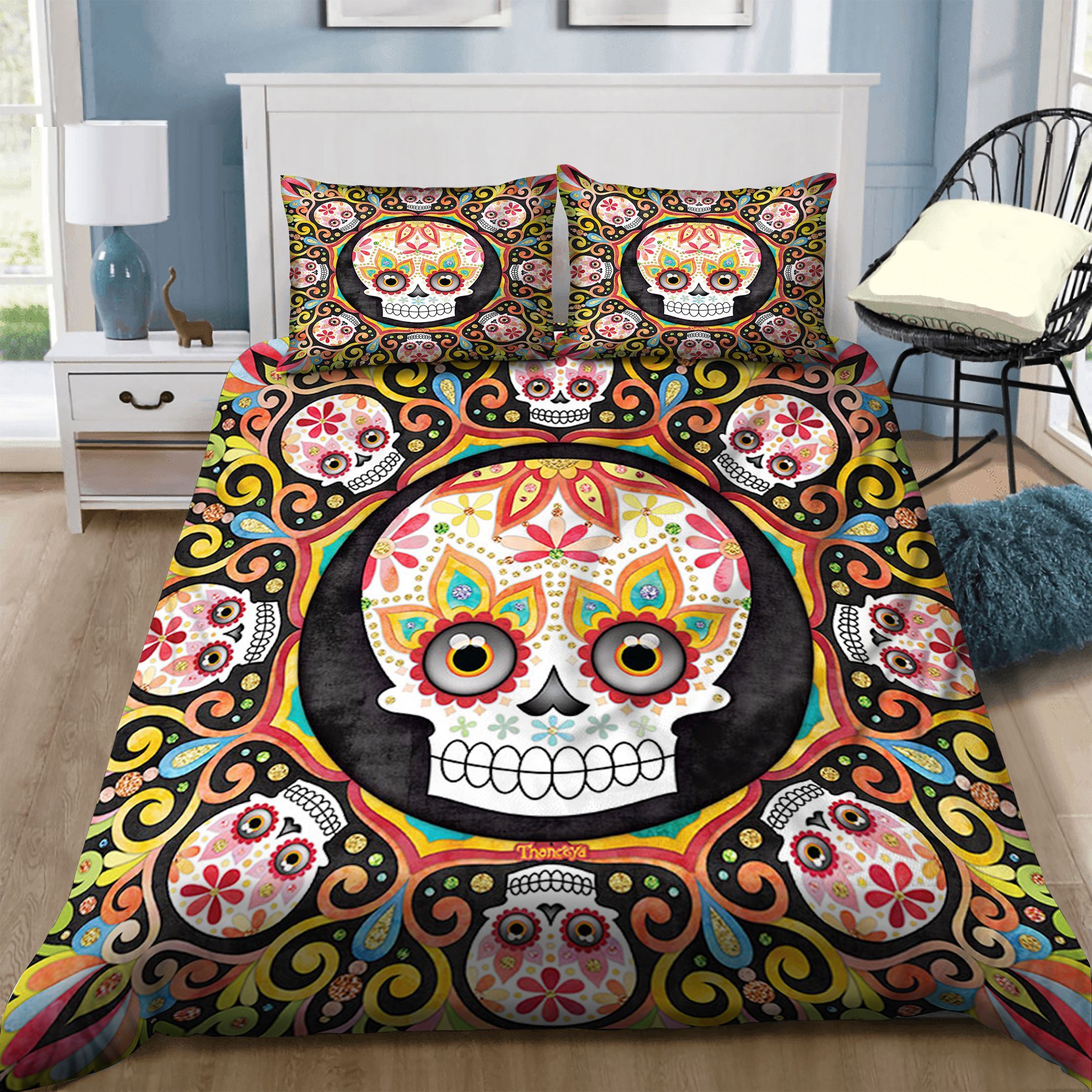 Skull Bedding Set