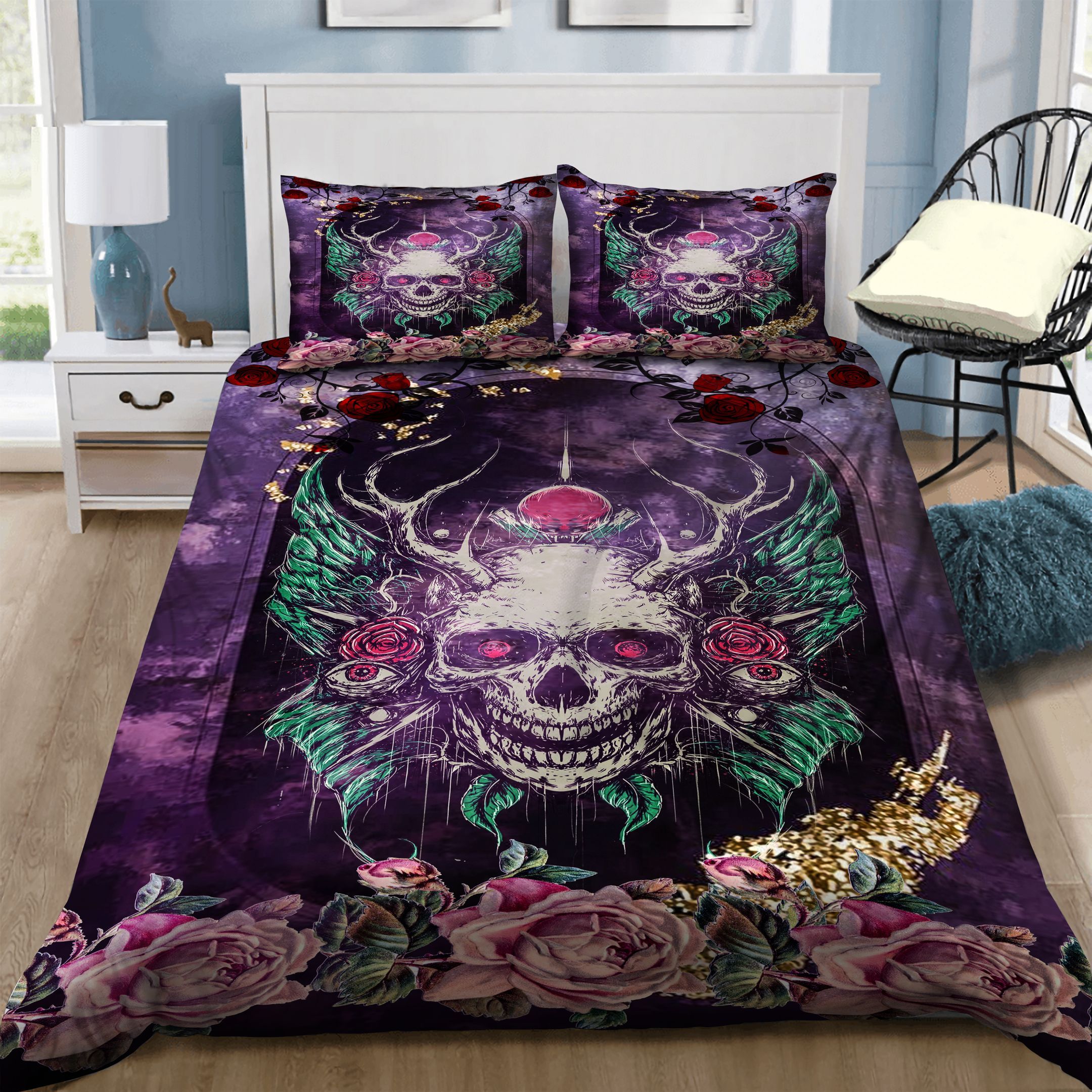Skull Bedding Set