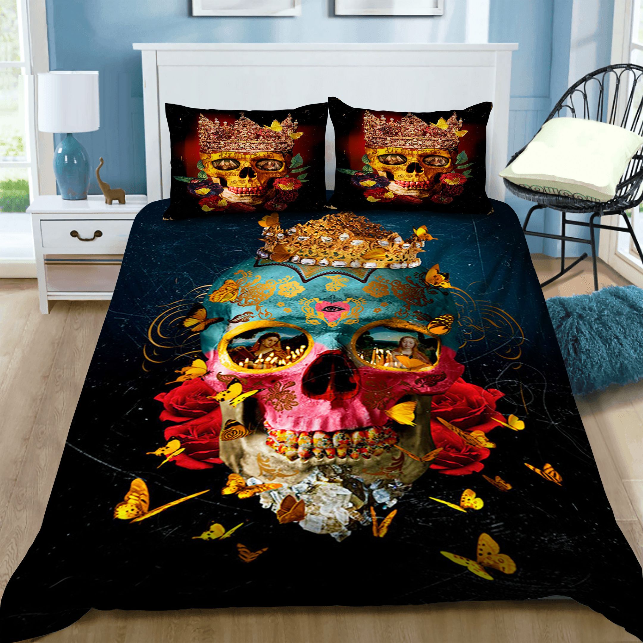 Skull Bedding Set