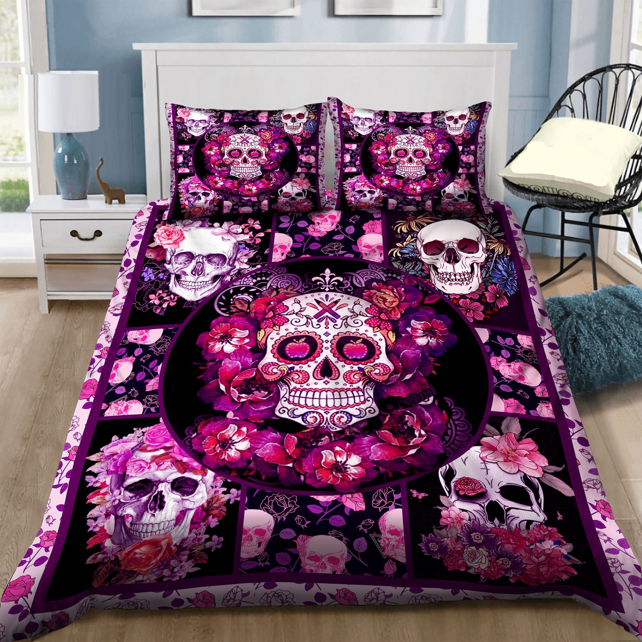 Skull Bedding Set