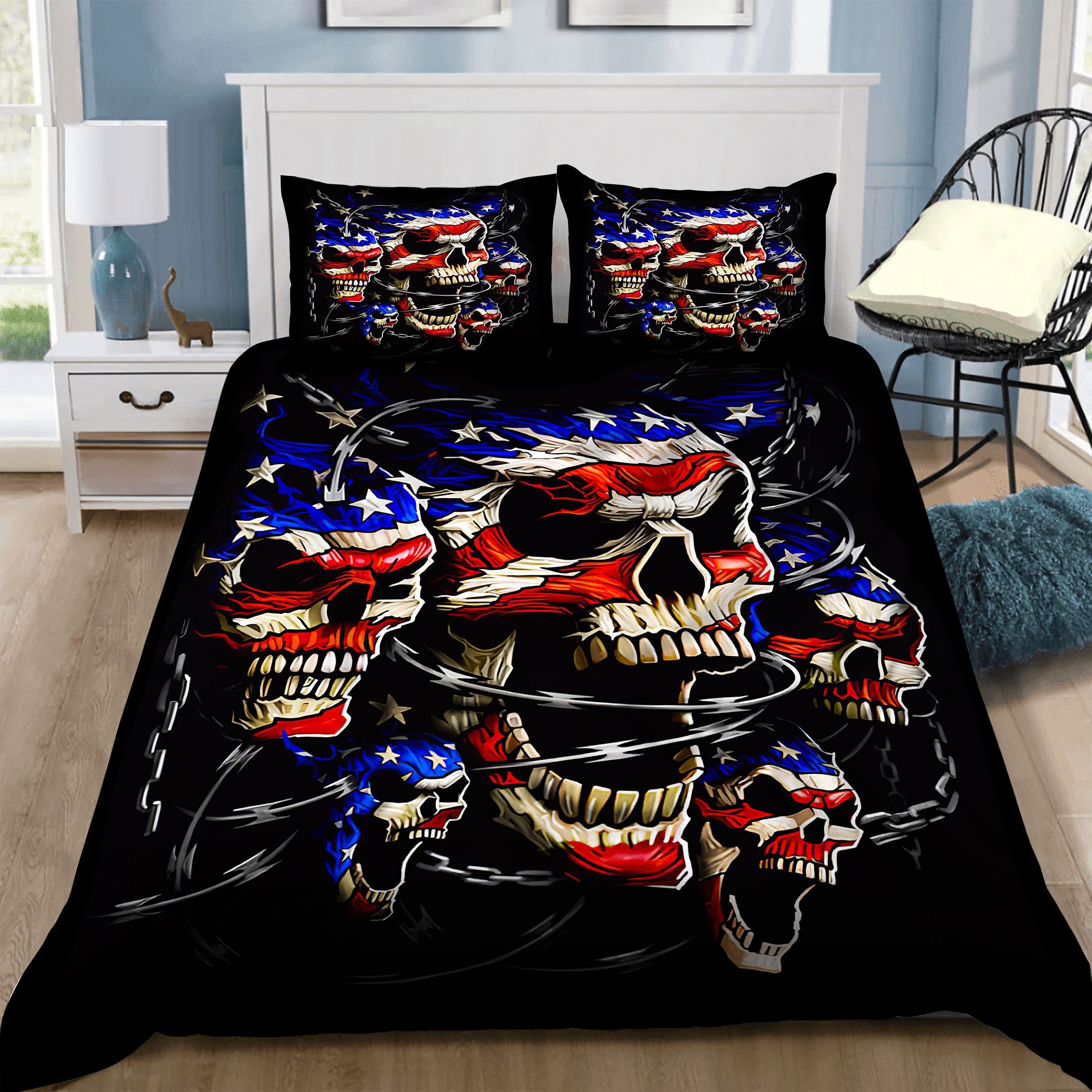 Skull Bedding Set