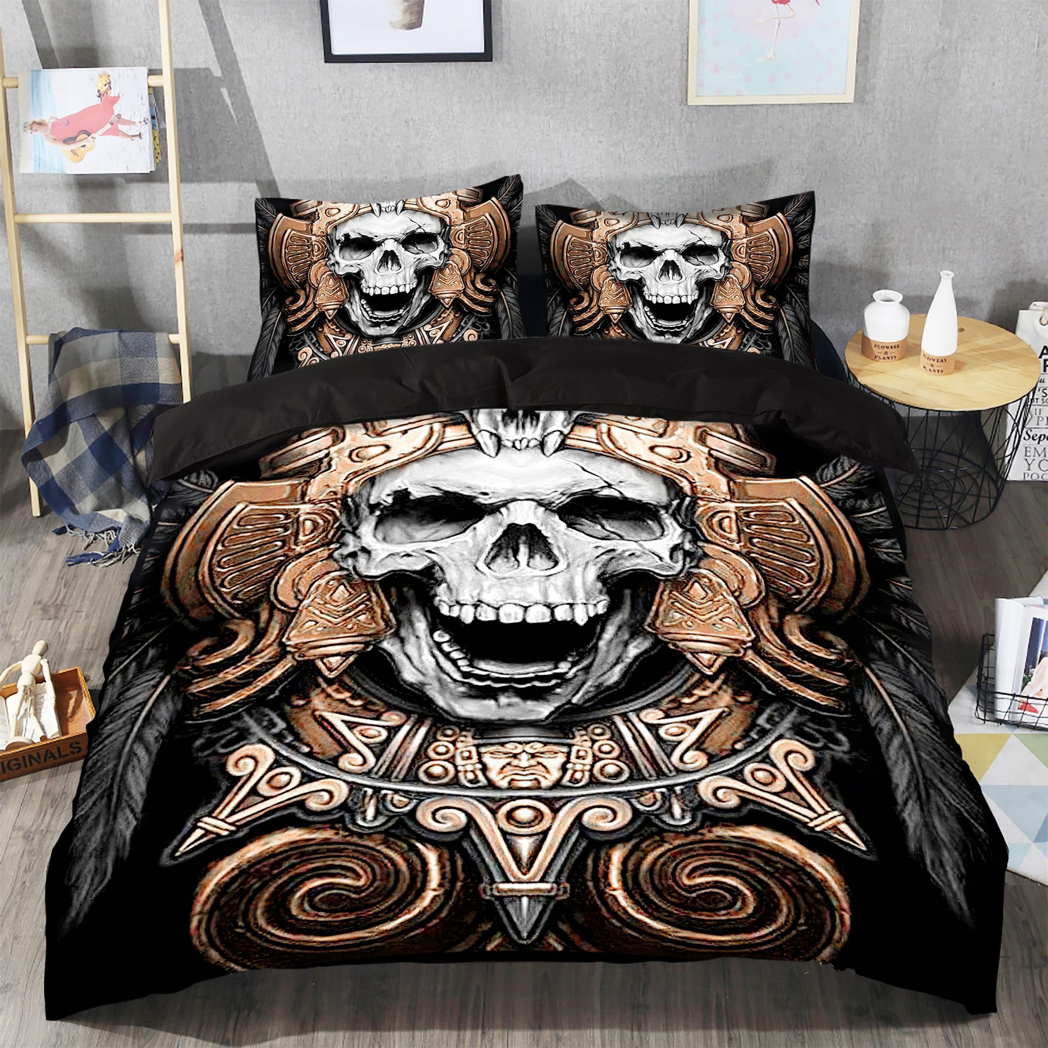 Skull Bedding Set