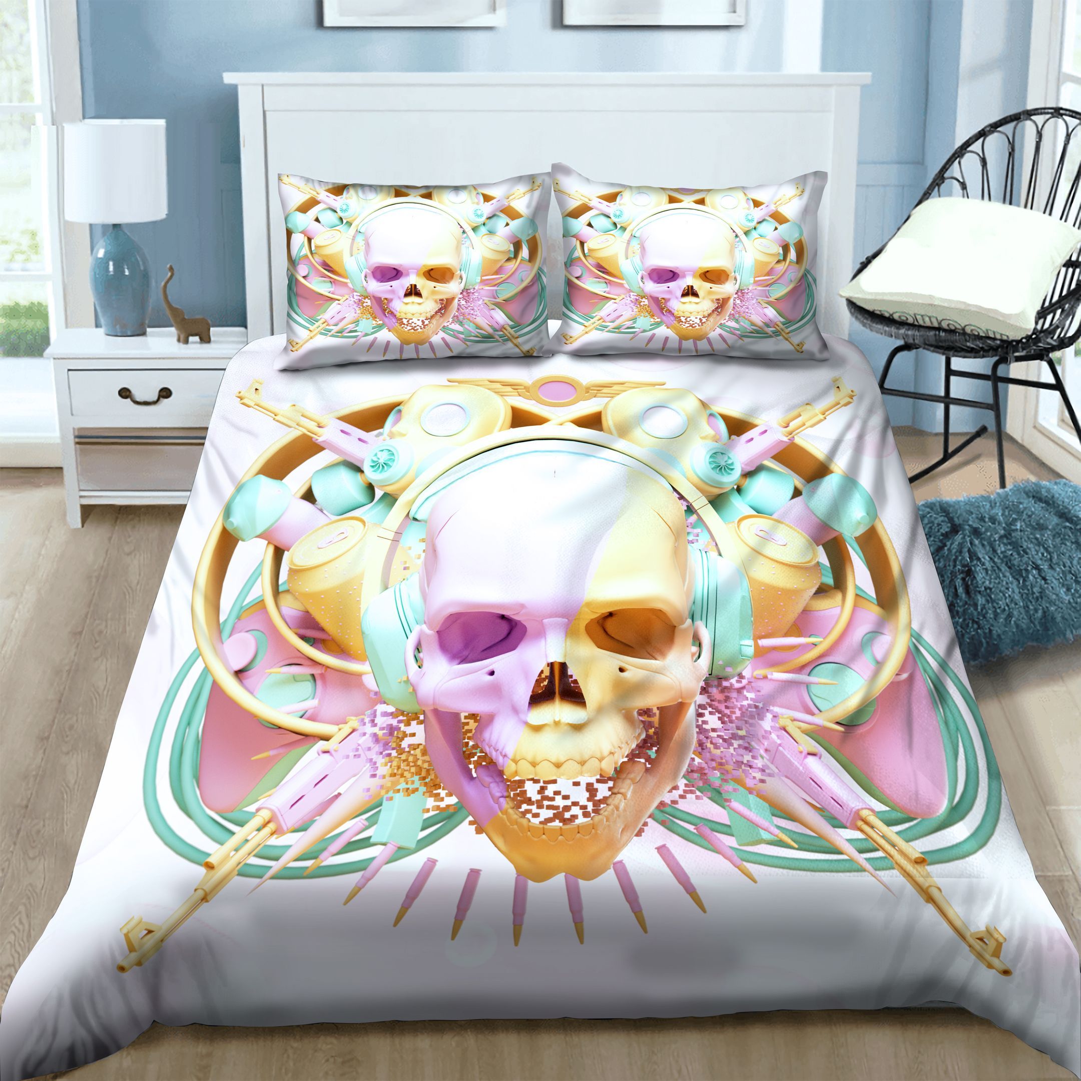Skull Bedding Set