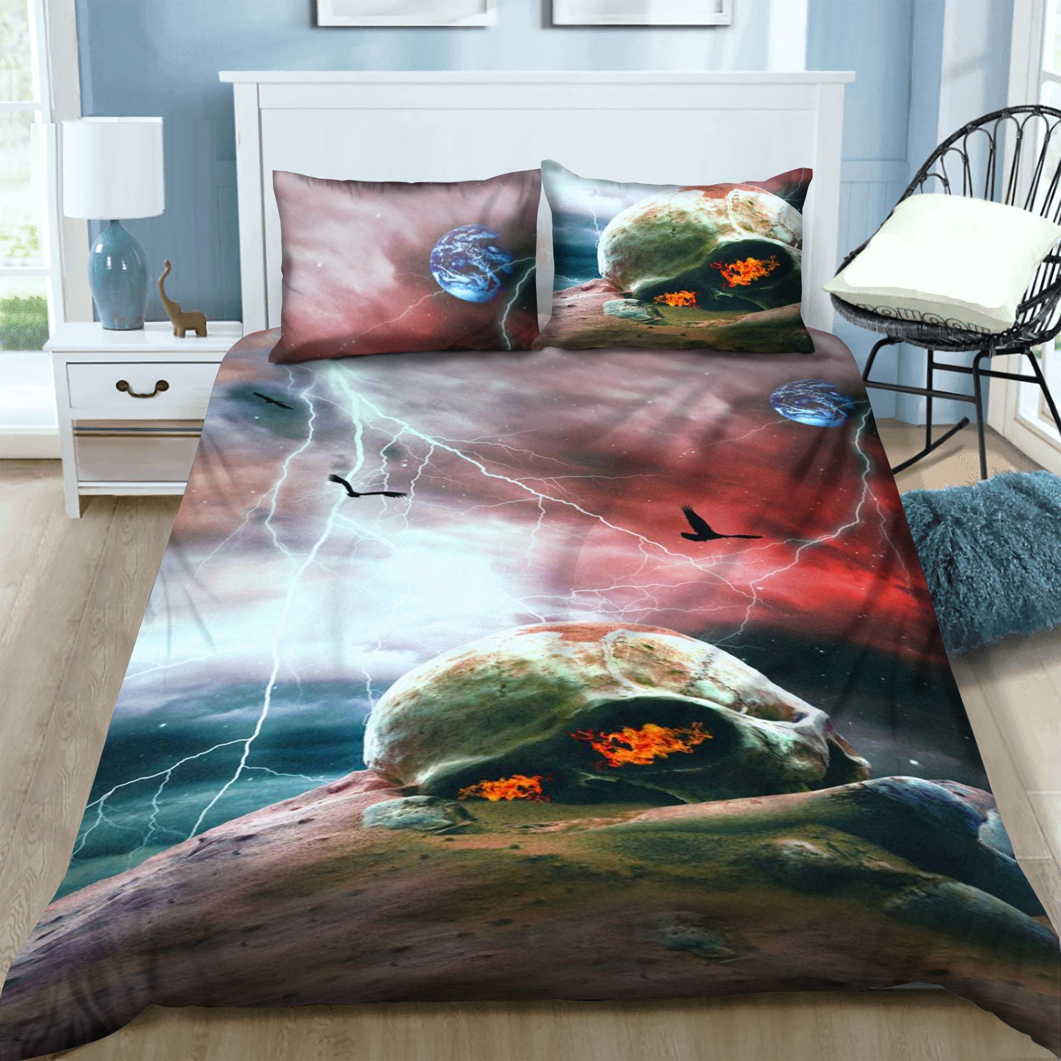 Skull Bedding Set