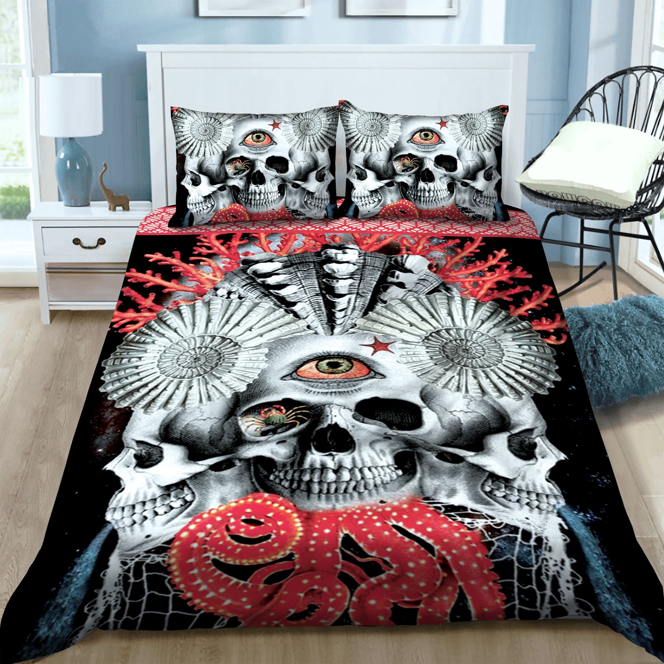 Skull Bedding Set