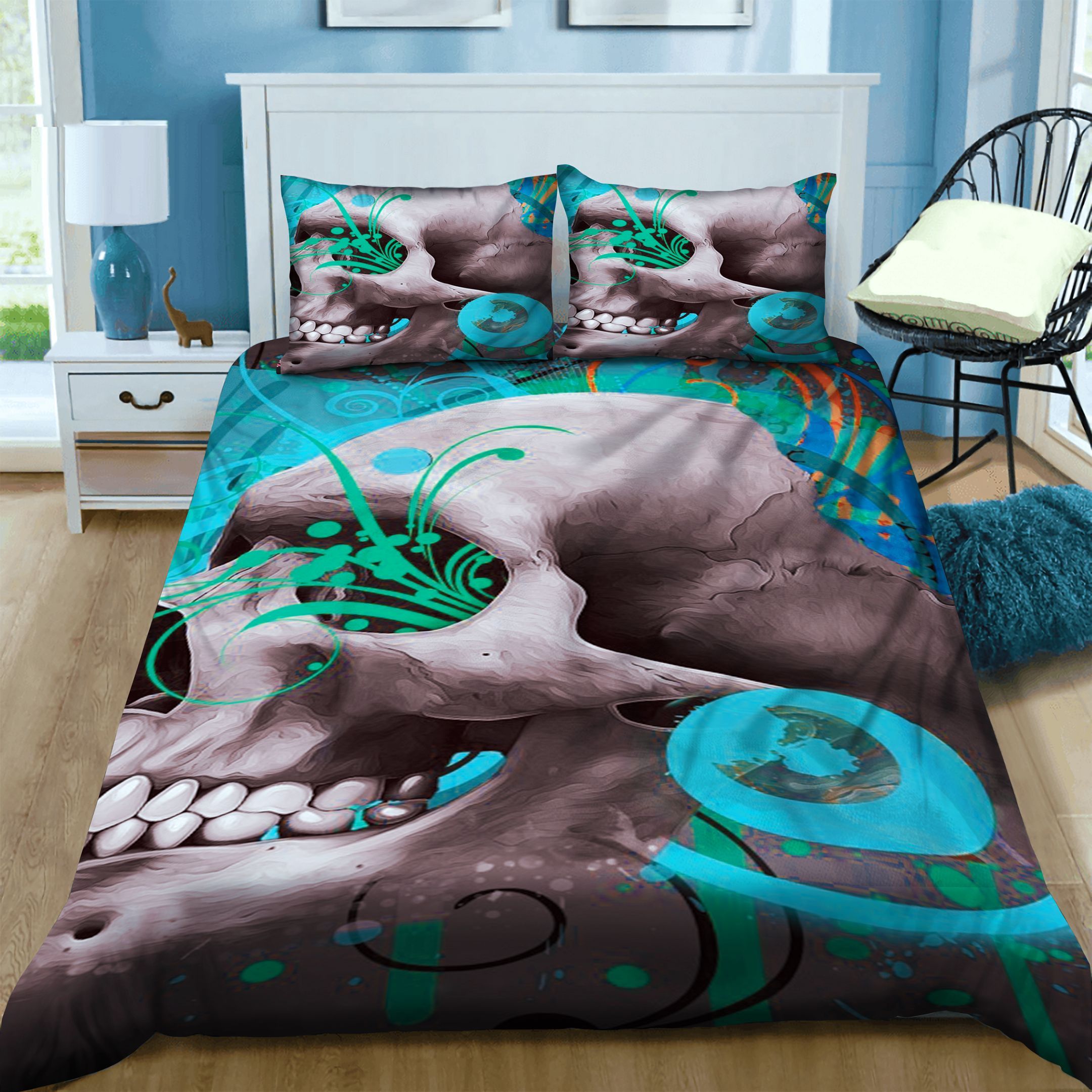 Skull Bedding Set