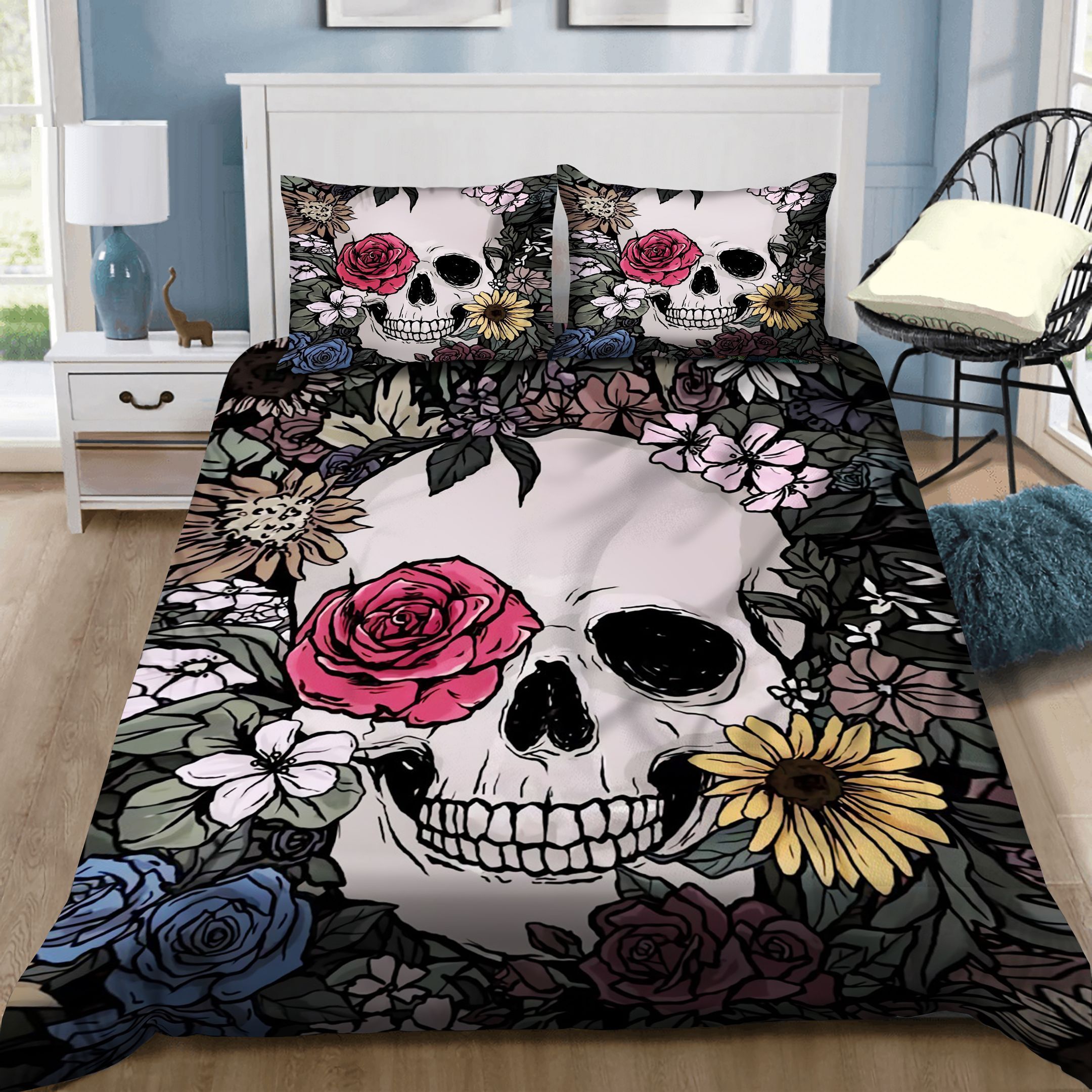 Skull Bedding Set