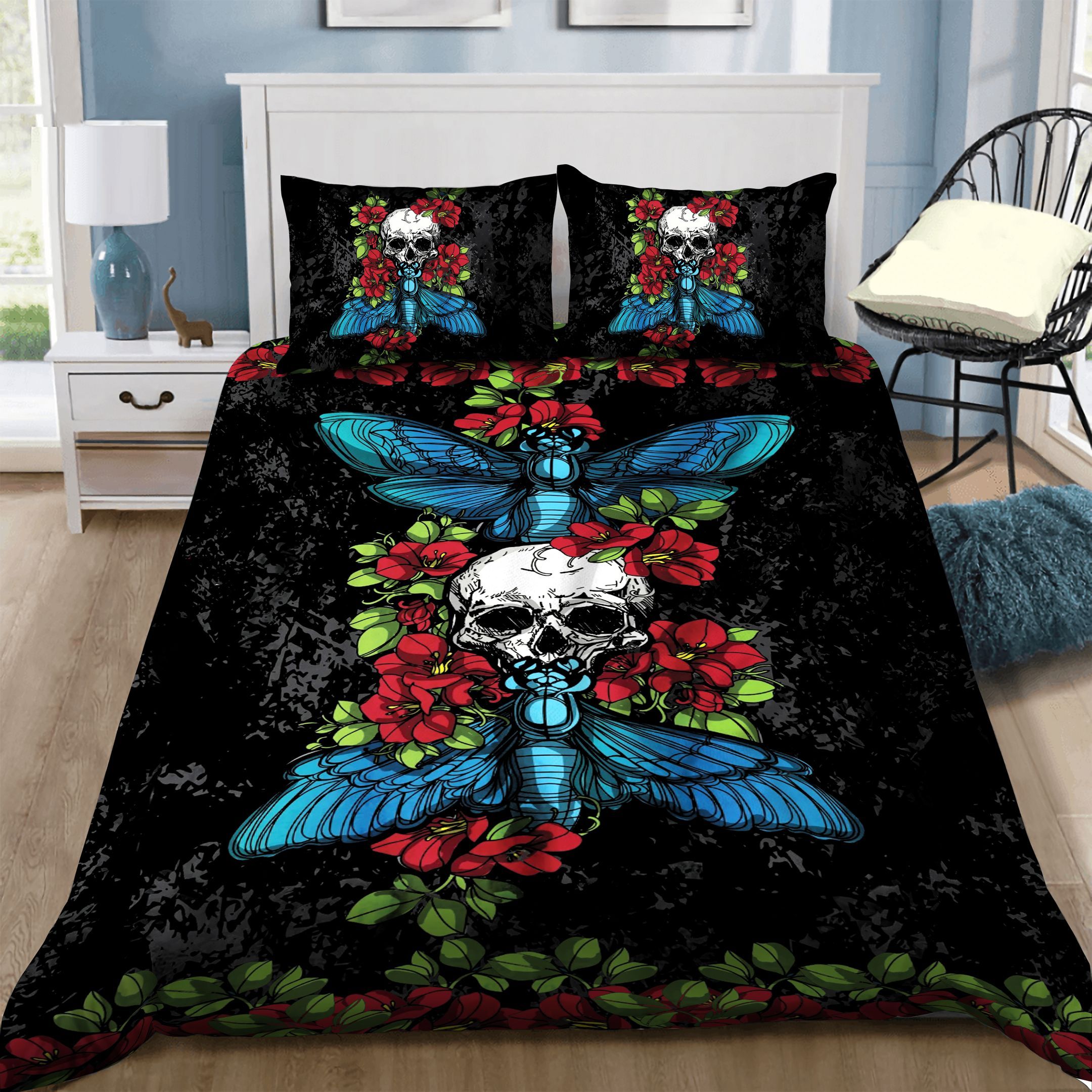 Skull Bedding Set