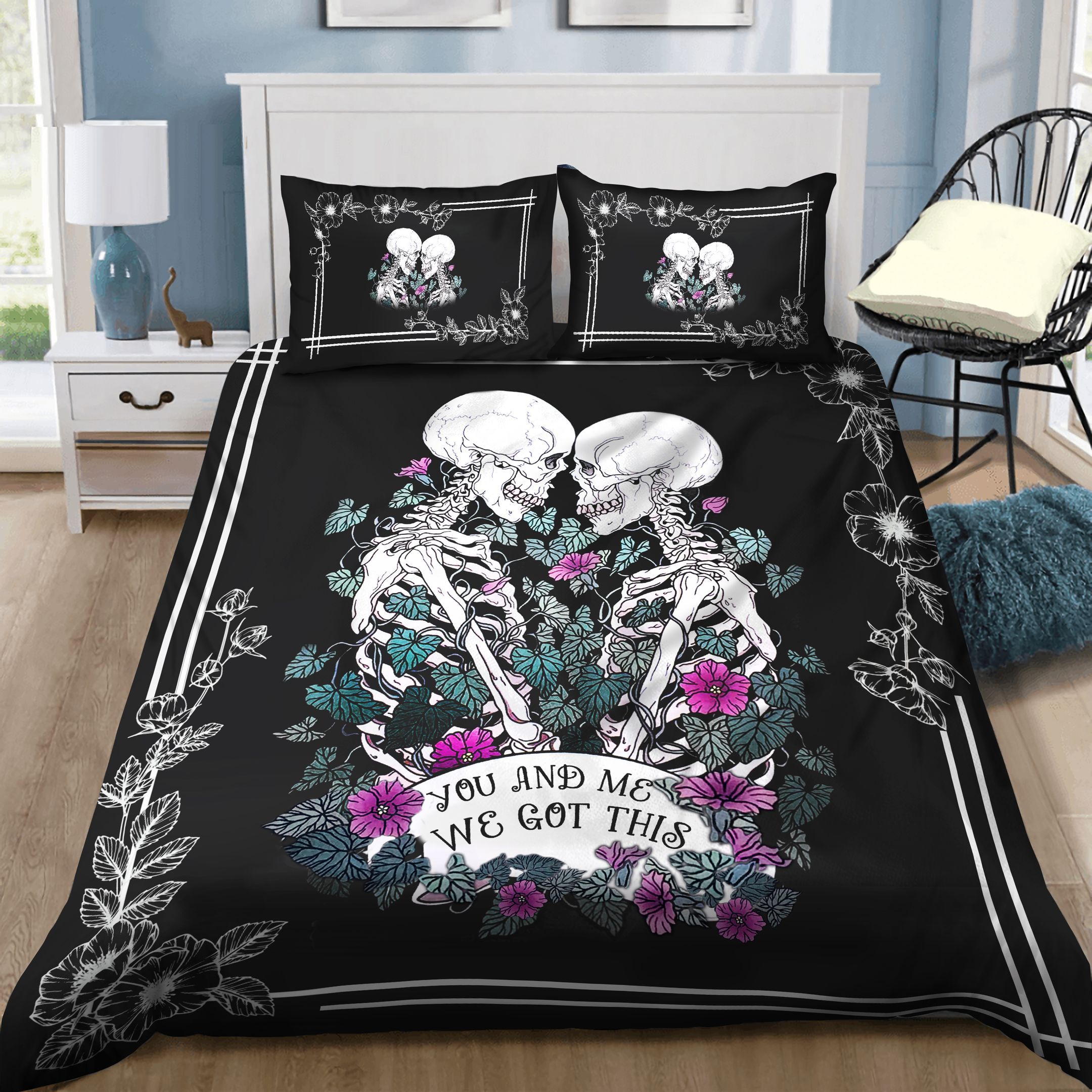 Skull Bedding Set