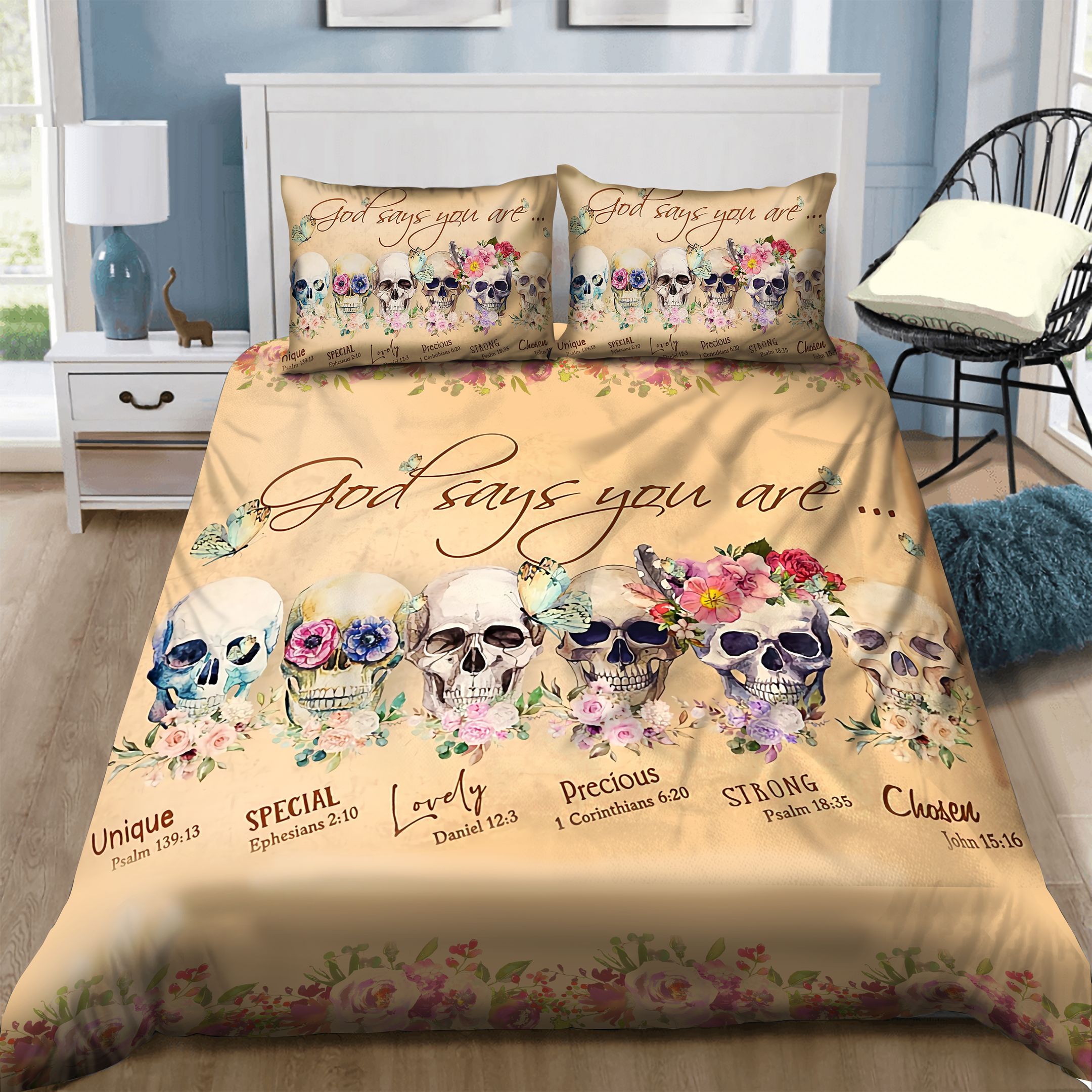 Skull Bedding Set