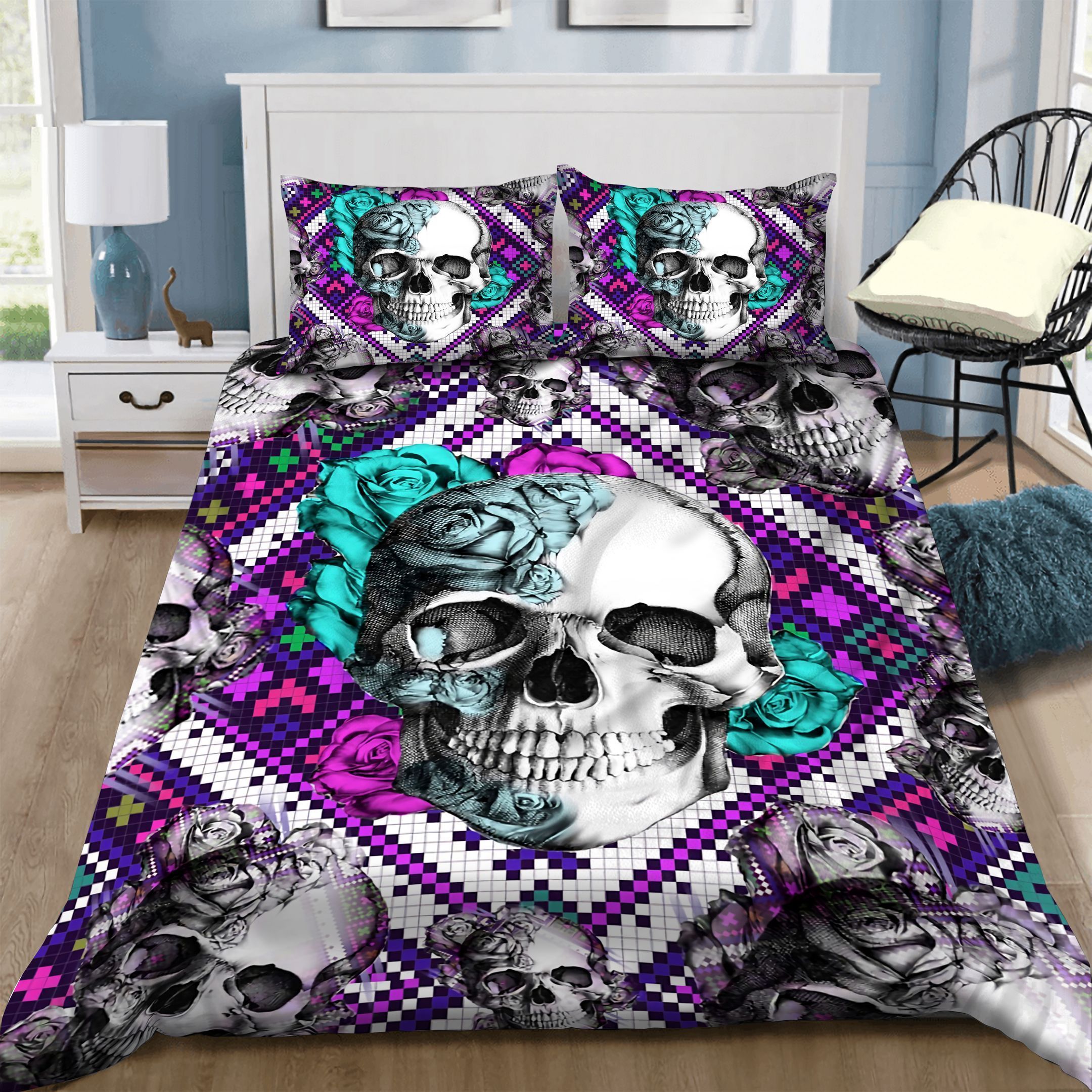 Skull Bedding Set