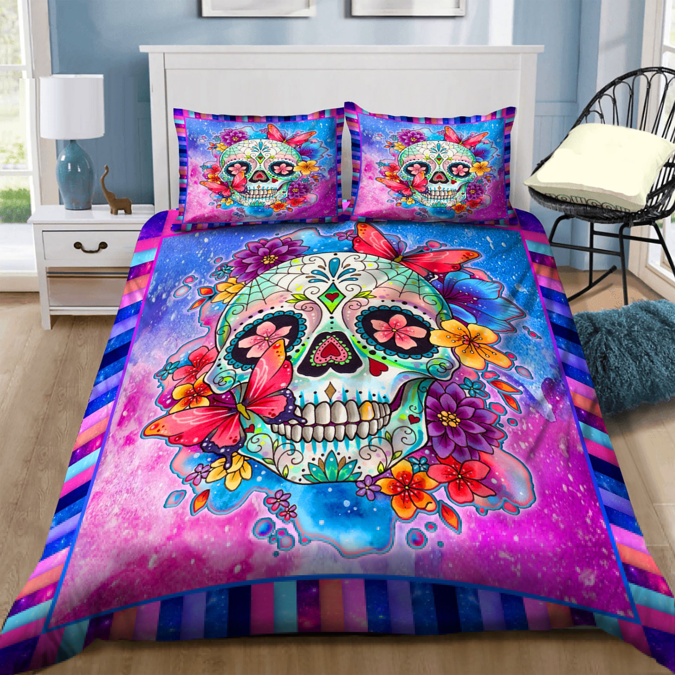 Skull Bedding Set