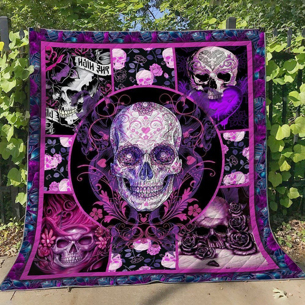 Skull BI260705B TBG Quilt Blanket