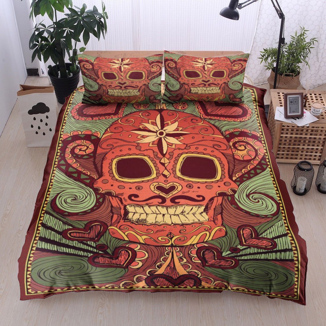 Skull Bedding Set